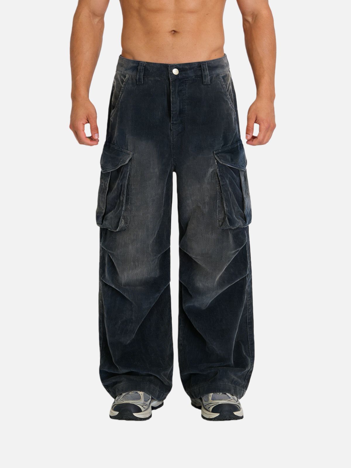 Haaura Corduroy Baggy Pants