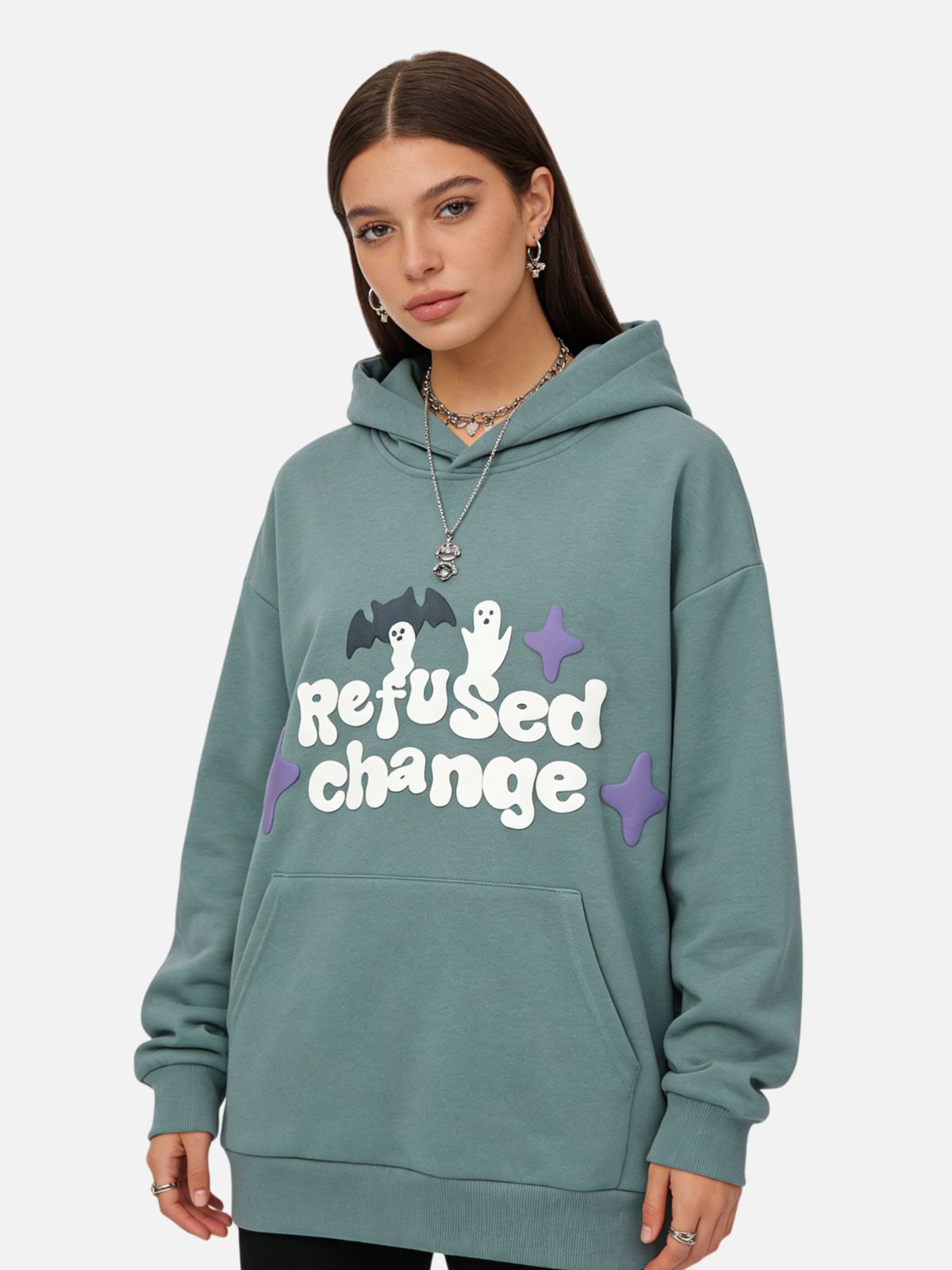 Haaura Refused Change Graphic Hoodie