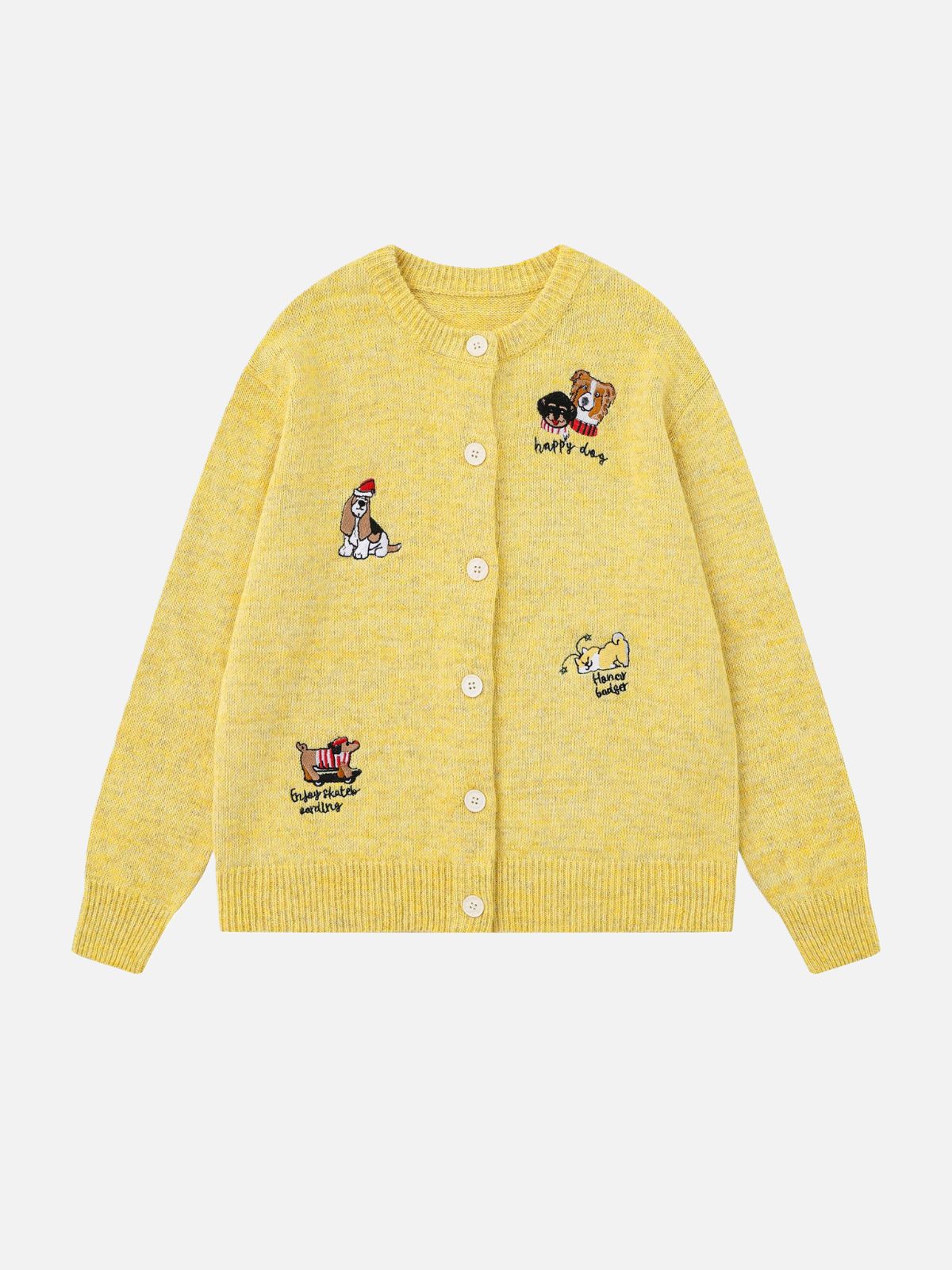 Haaura Happy Day Animal Patch Cardigan