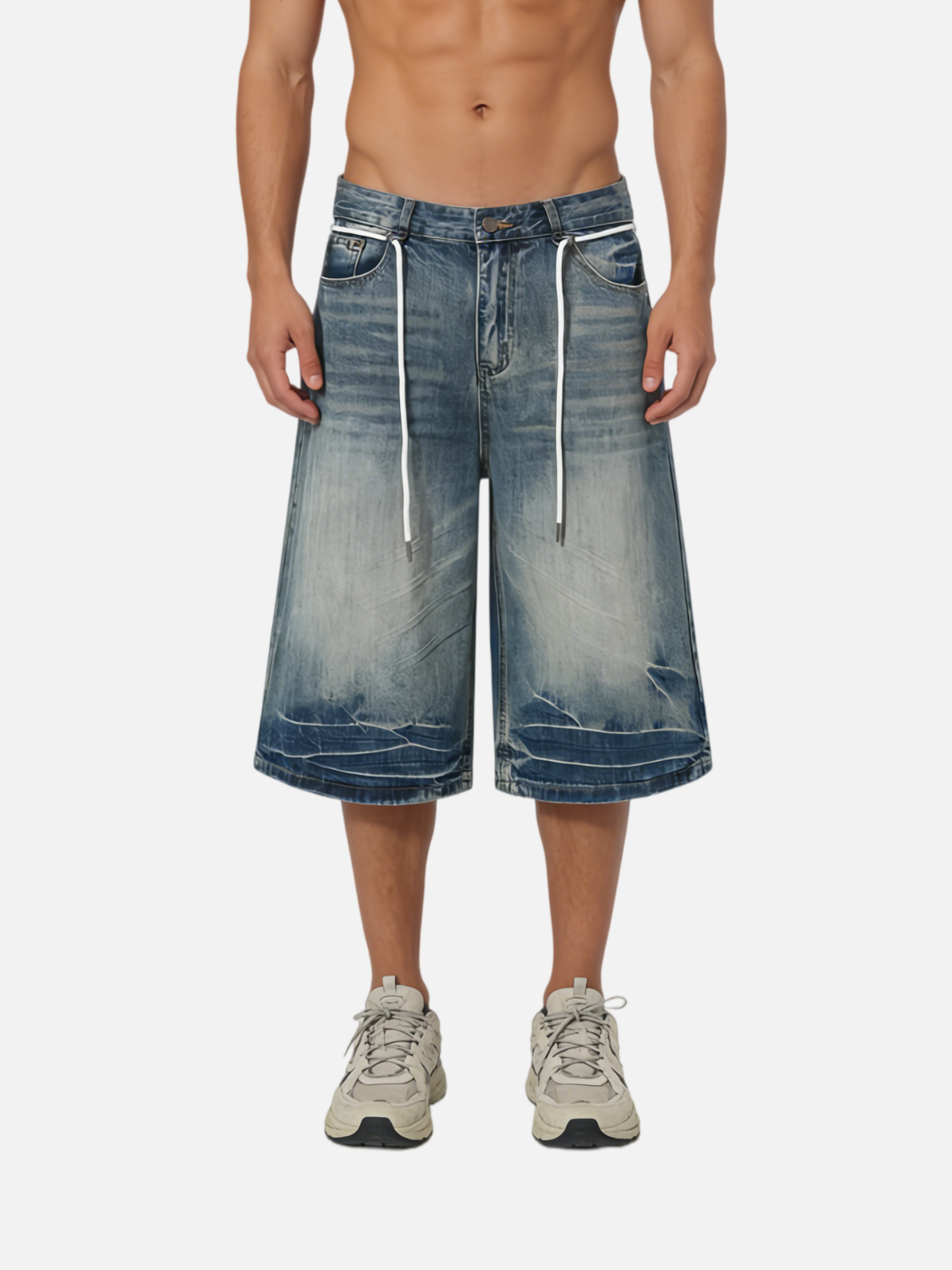 Haaura Textured Washed Longline Jorts