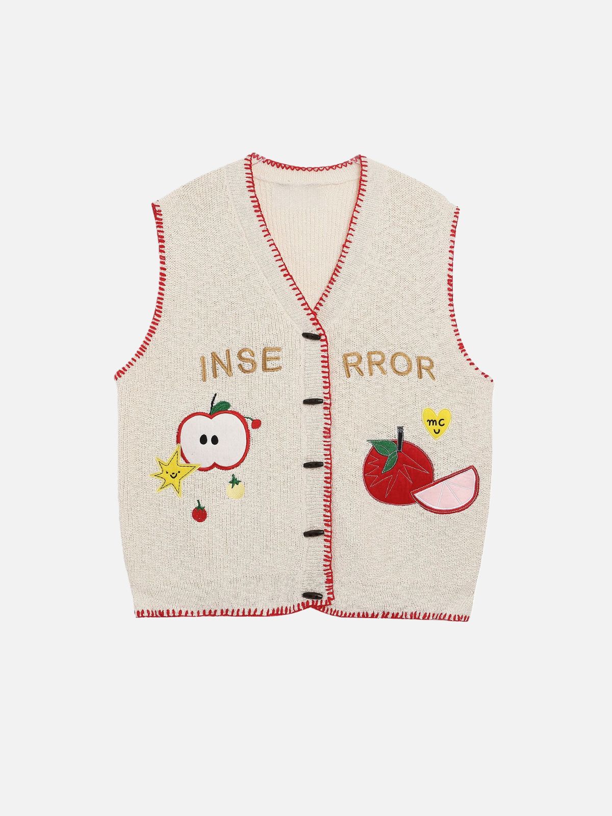 Haaura Fruit Smiley Cardigan