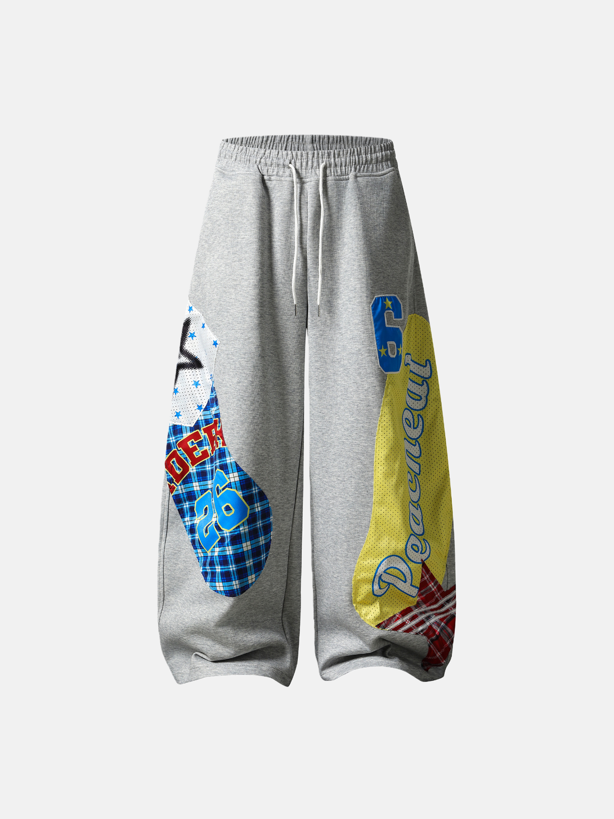Haaura Panel Drawstring Super Baggy Sweatpants