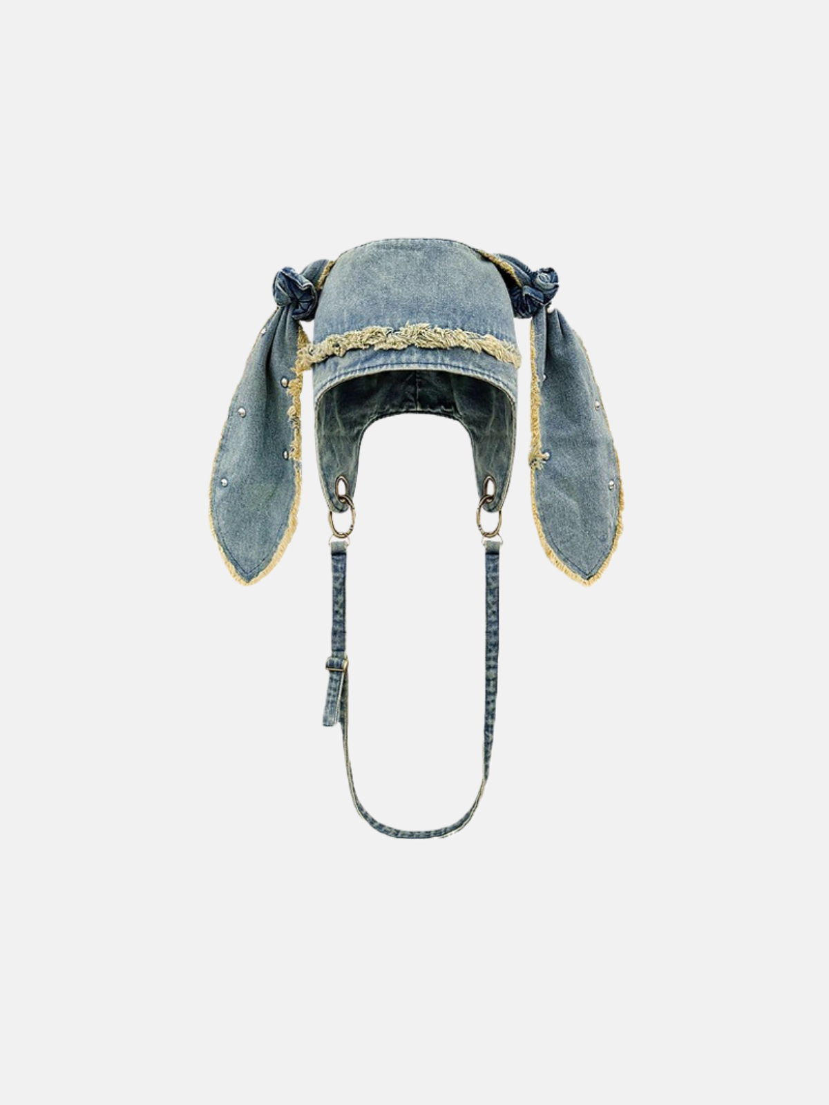 Vintage Washed Raw-Edge Distressed Cowboy Hat