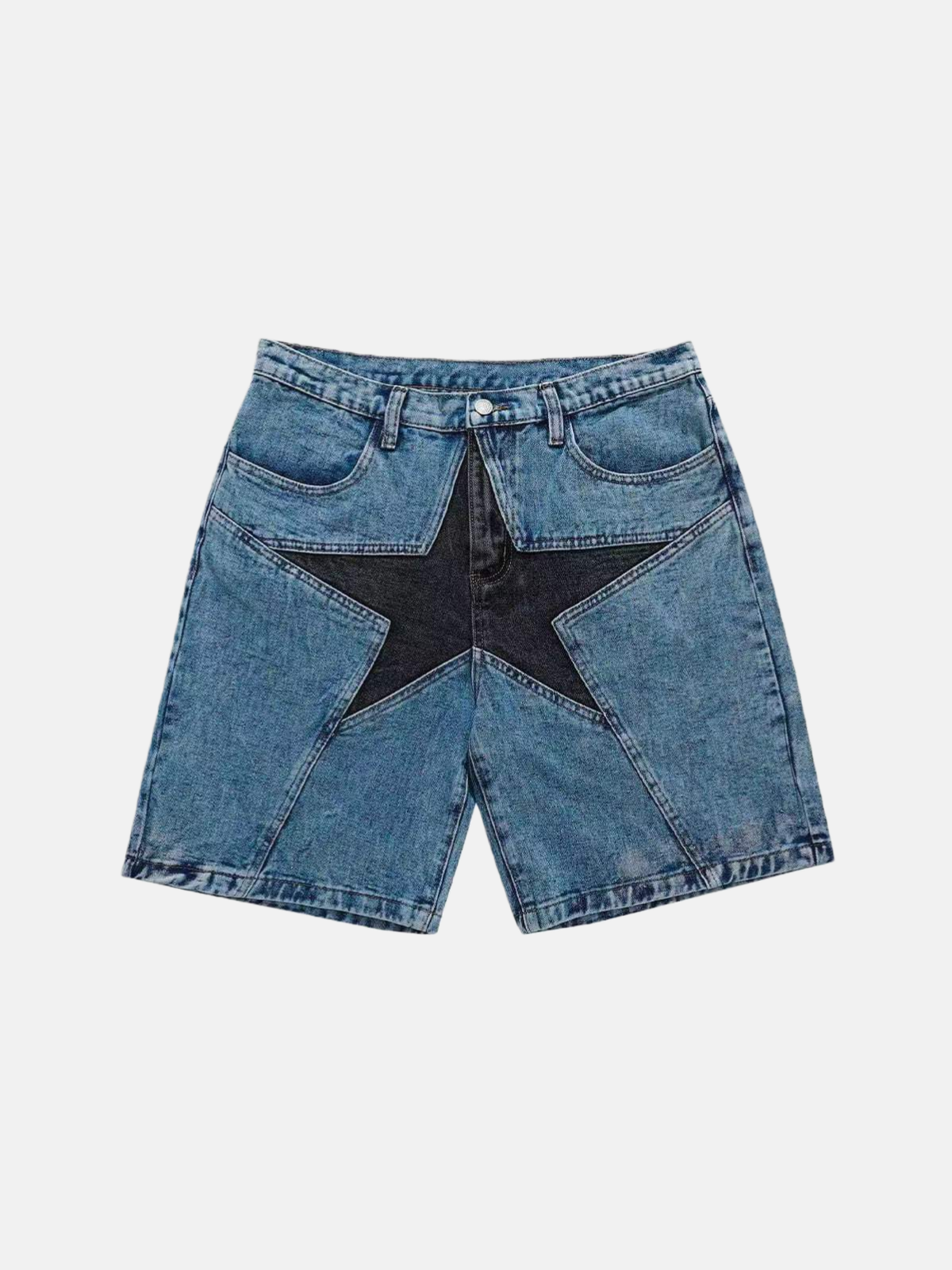 Haaura Star Patchwork Jorts