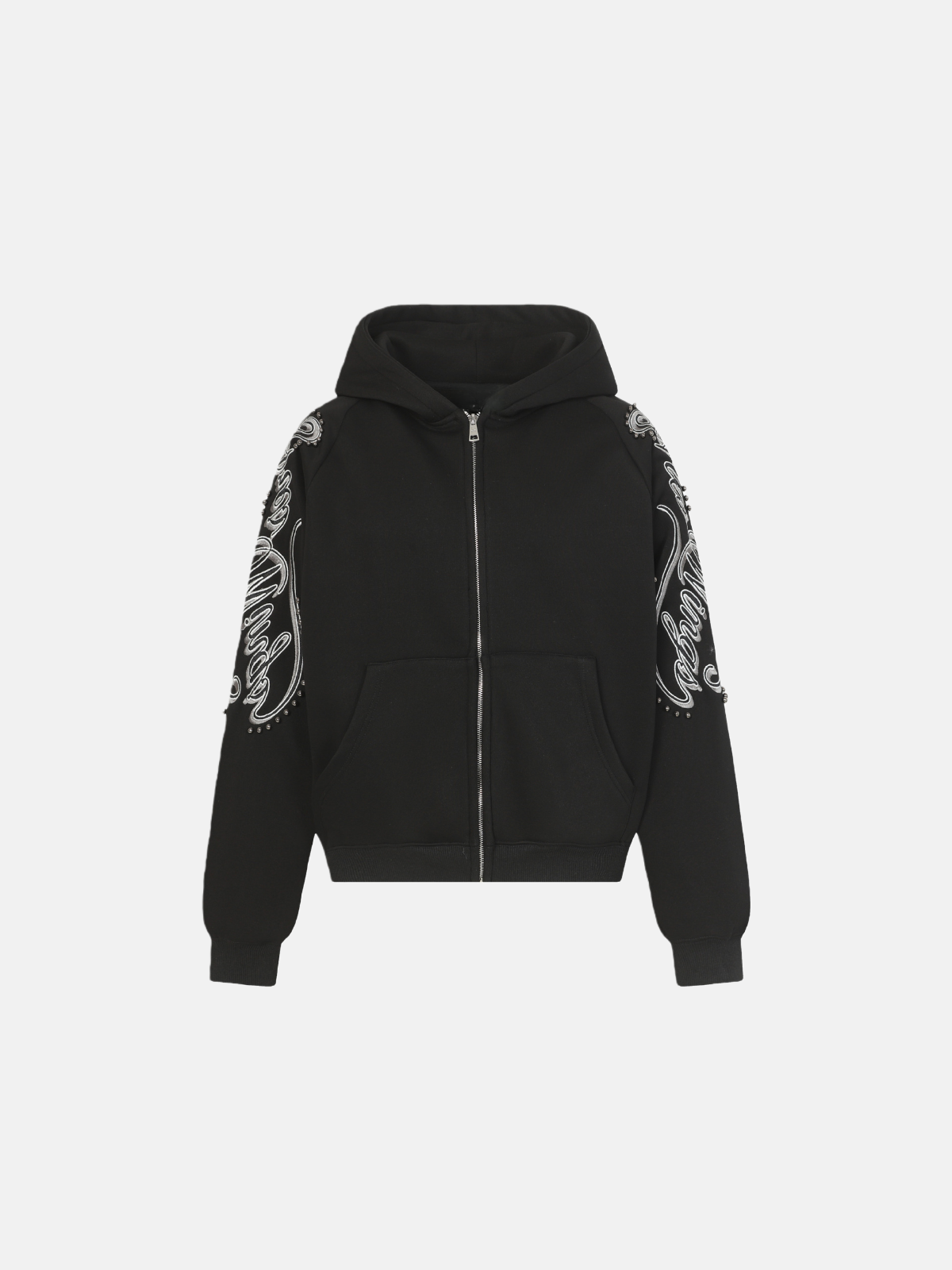 Haaura Scroll Stud Hoodie
