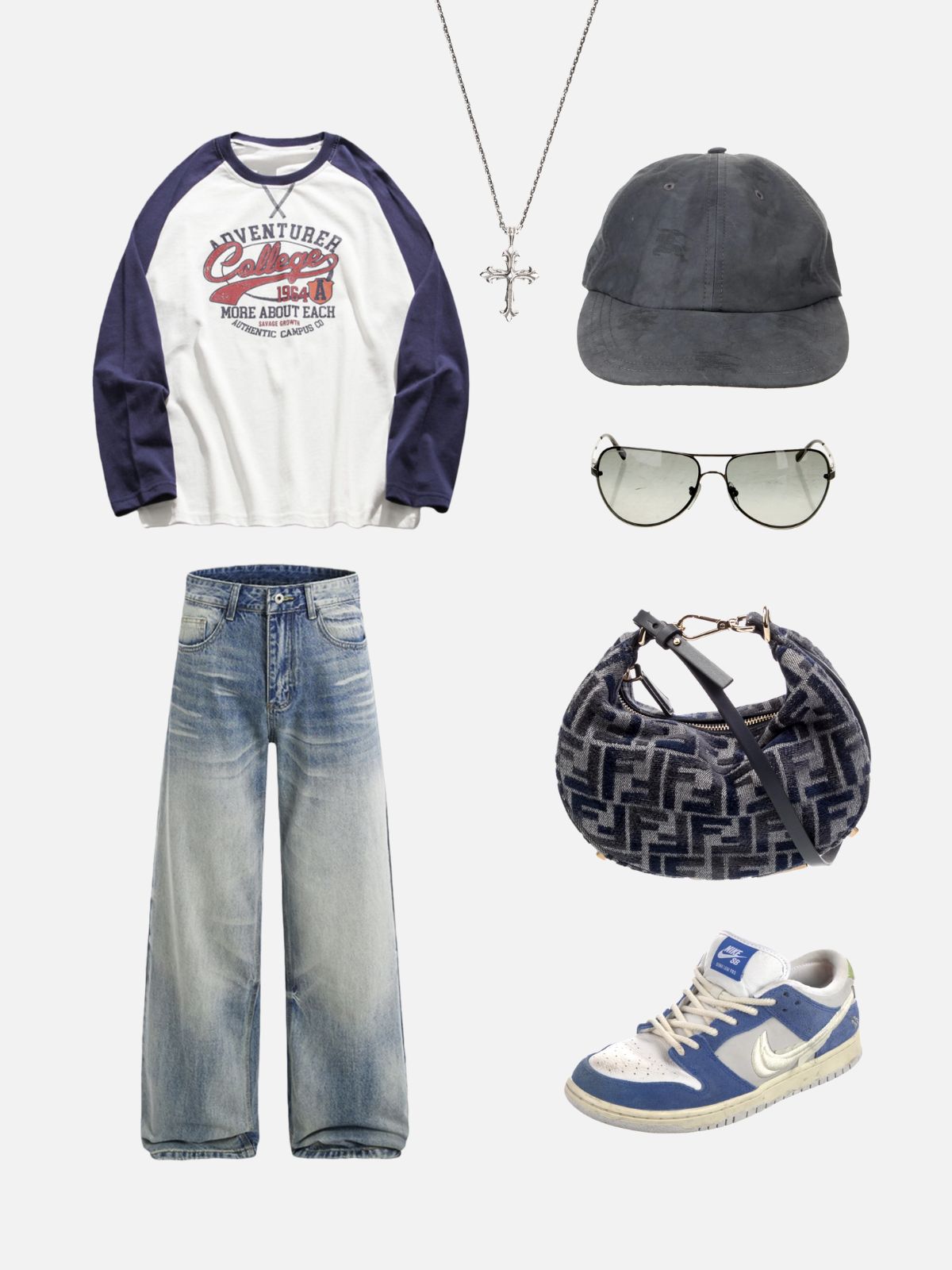 Haaura Fade Baaggy Jeans