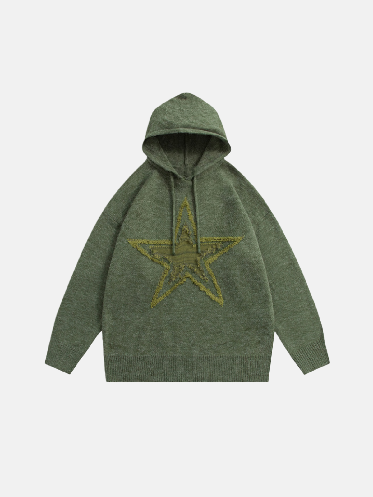 Haaura Star Hooded Knit Sweater