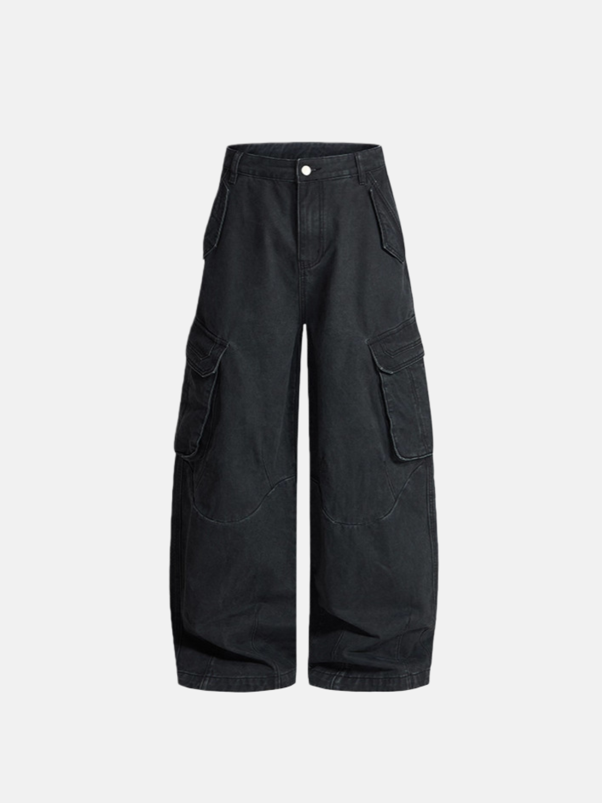 Haaura Multi-Pocket Baggy Cargo Pants
