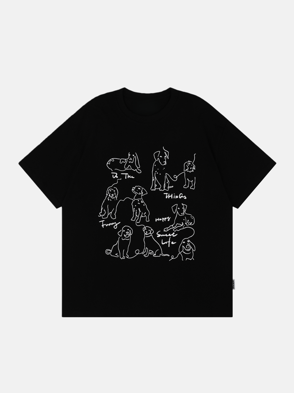 Haaura Sketch Dog Graphic Tee