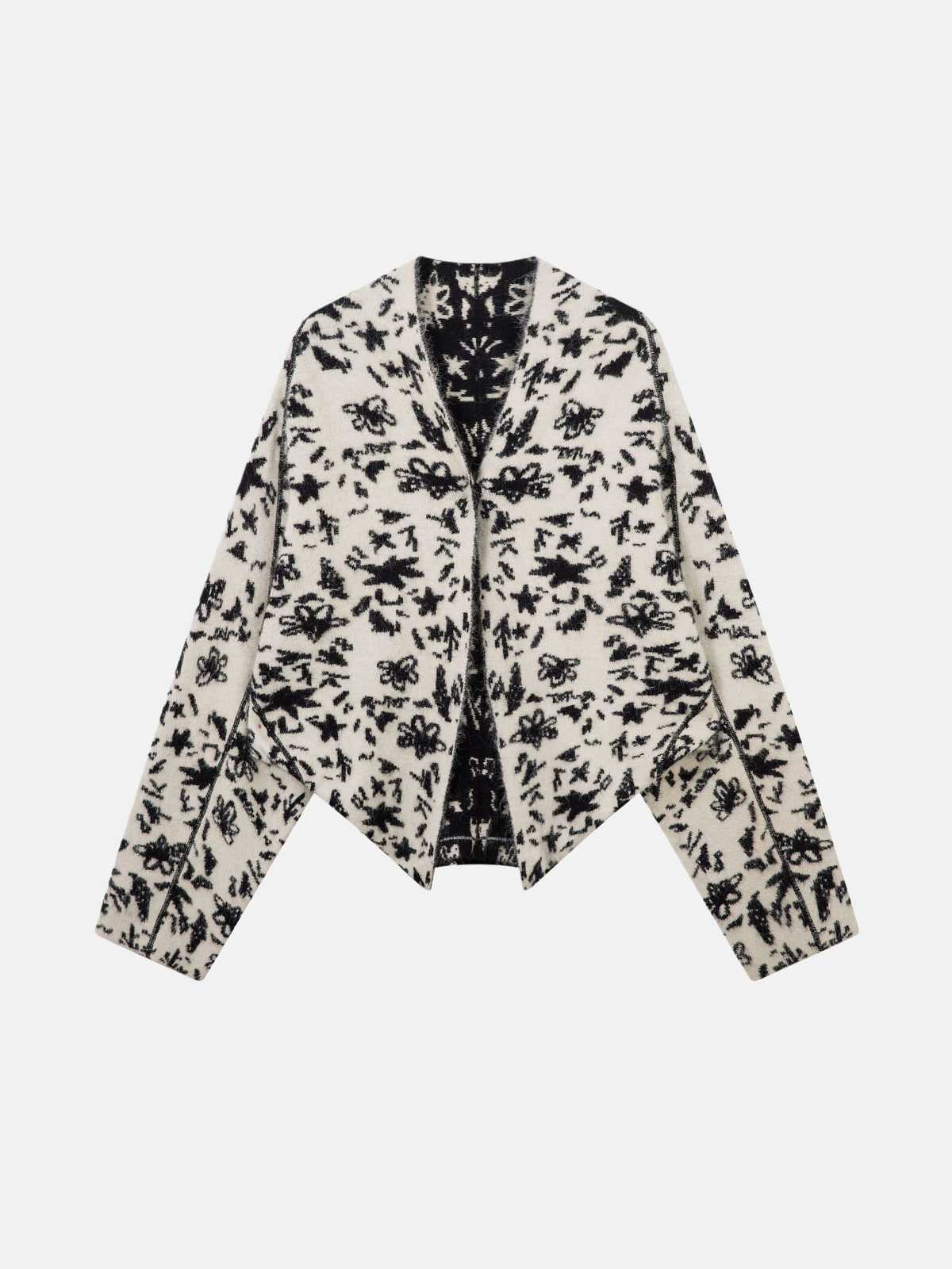 Haaura Doodle Zip Cardigan