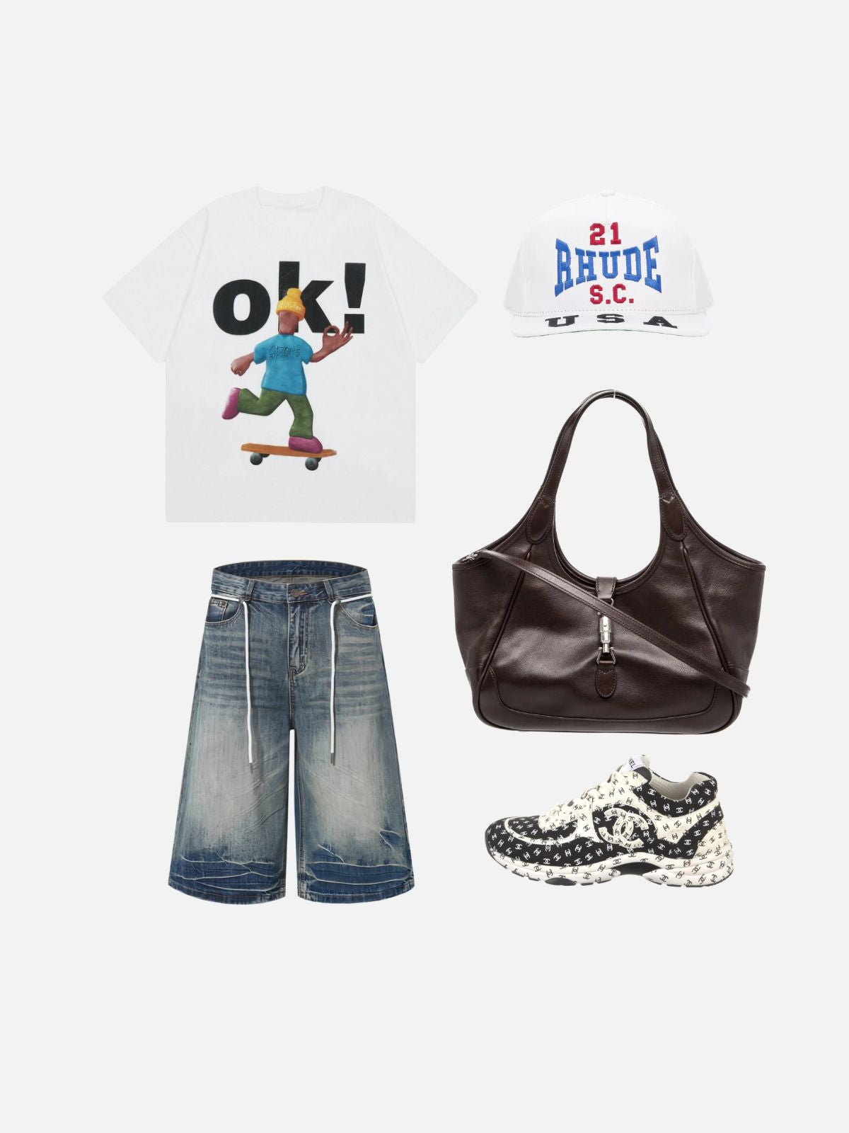 Haaura Textured Washed Longline Jorts