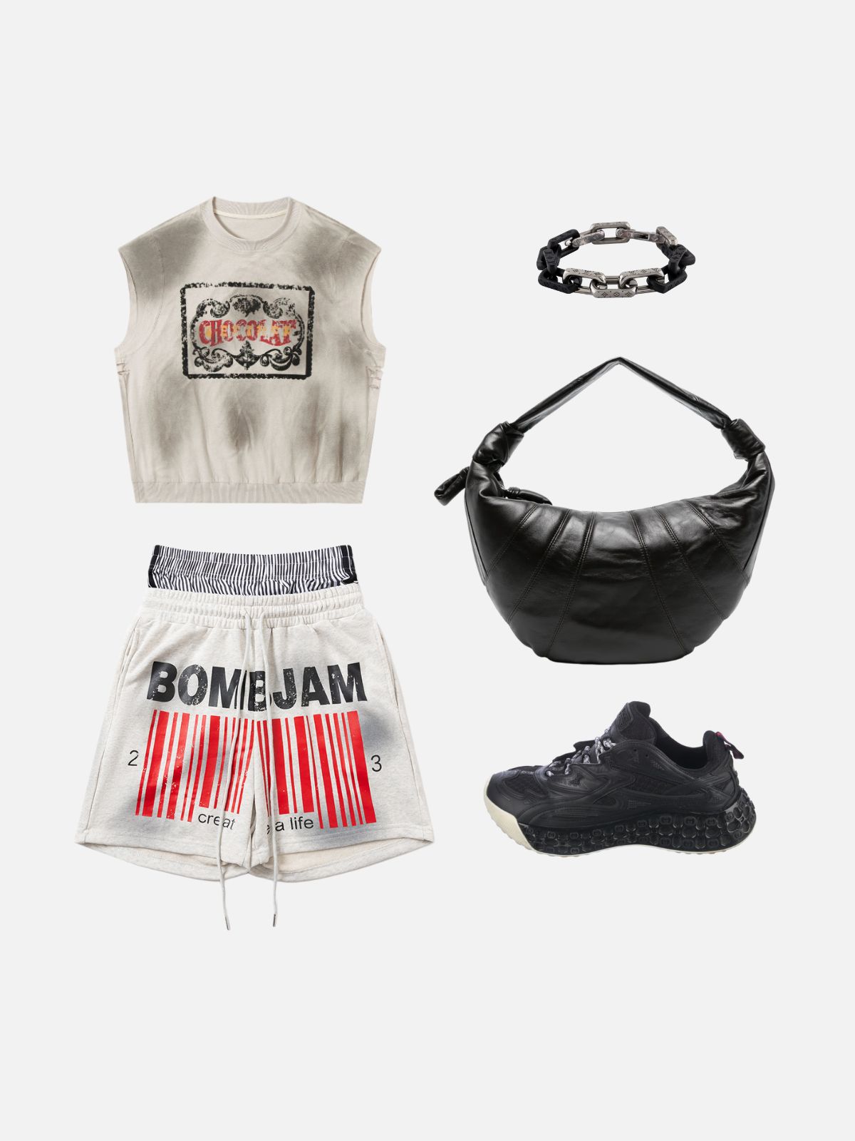 Haaura Bomb Jam Graphic Jorts