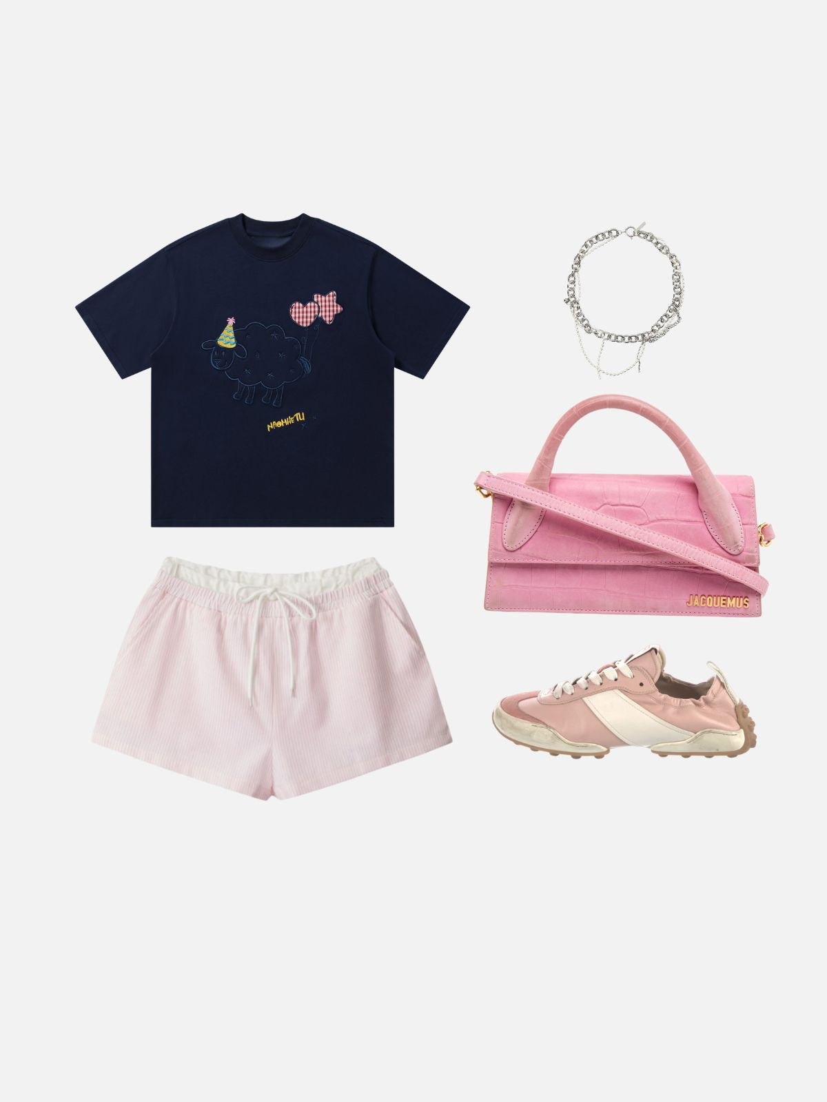 Haaura Cartoon Sheep Graphic Tee