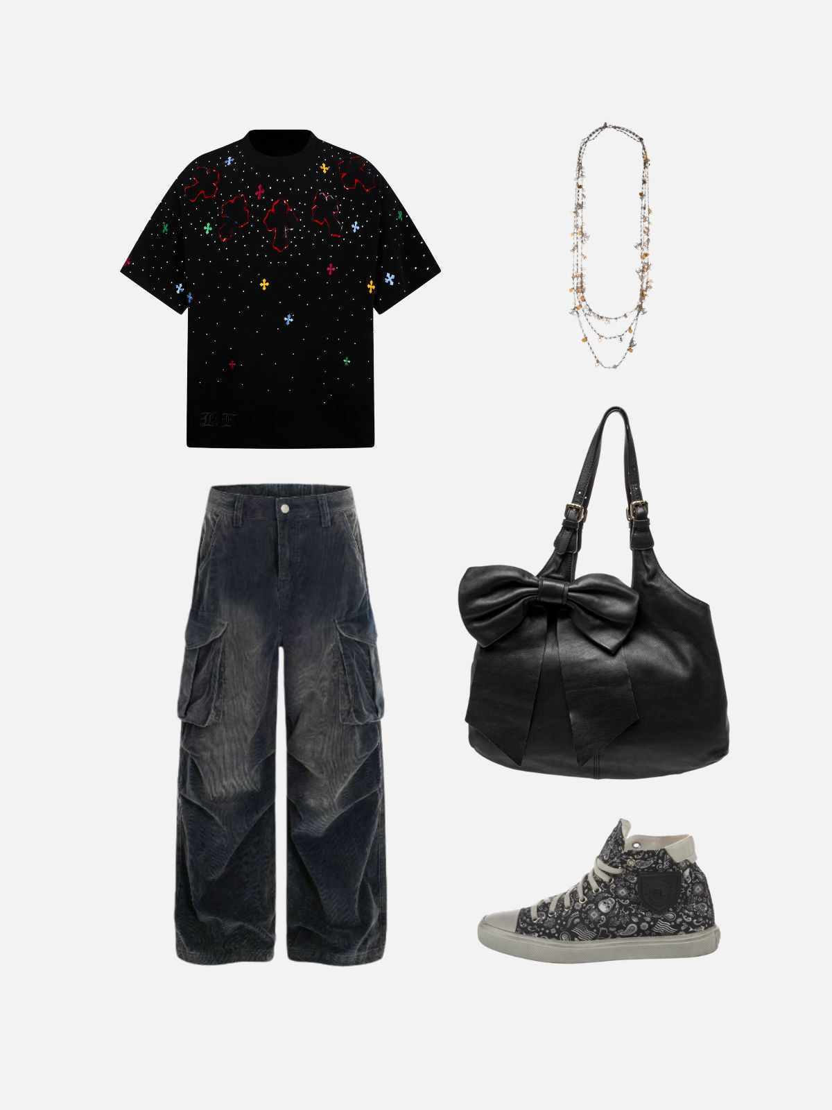 Haaura Cross Print Tee