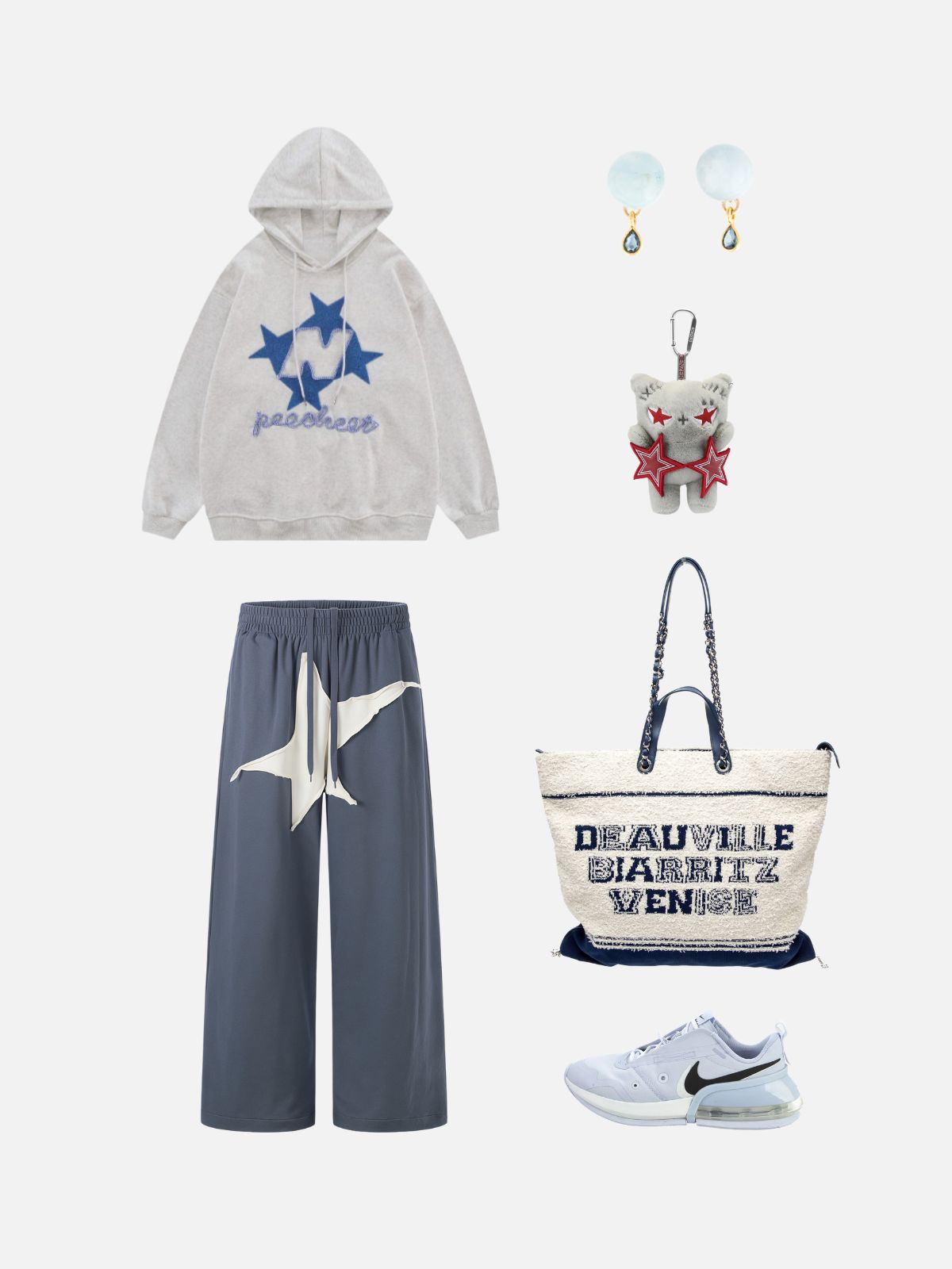 Haaura Star Applique Sweatpants