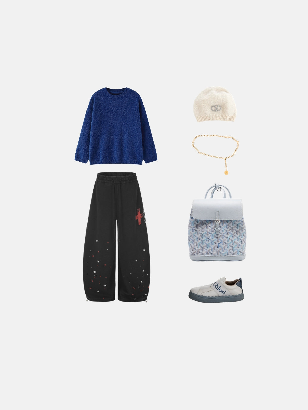 Haaura Solid Crewneck Knit Sweater