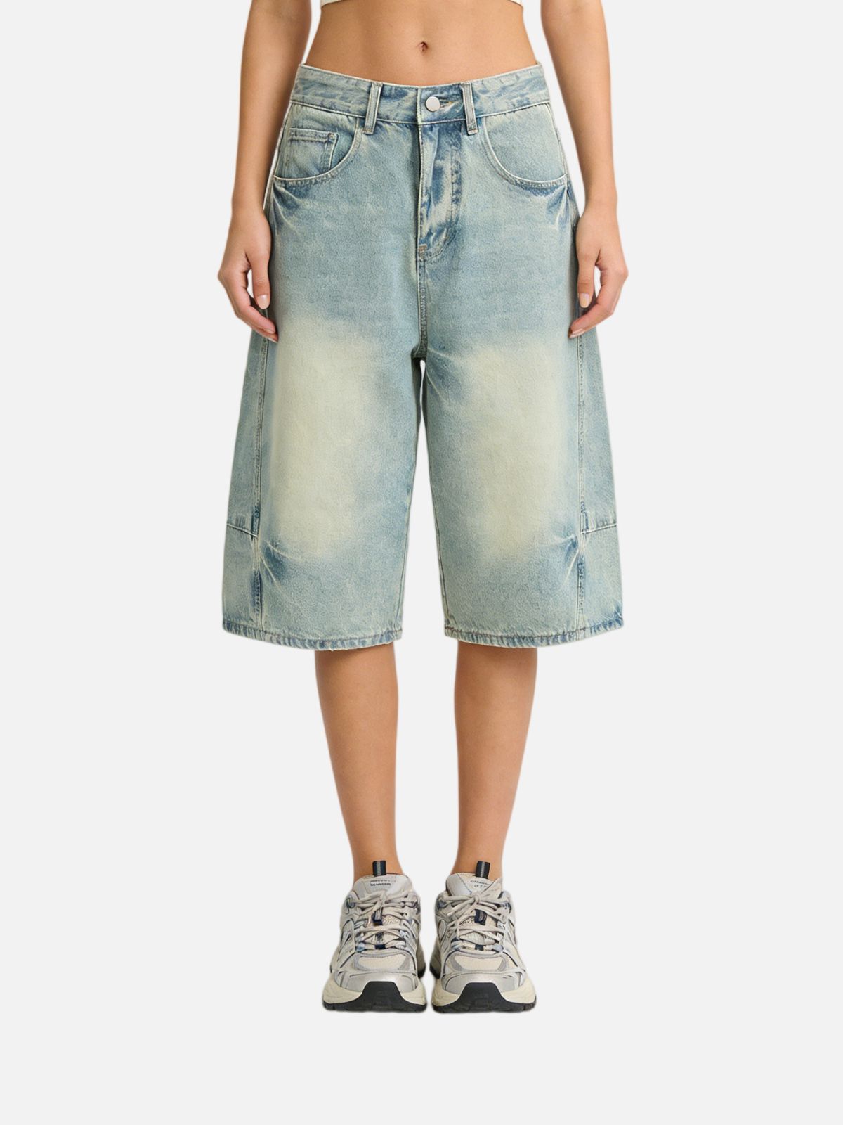 Haaura Distressed Vintage Wash Jorts