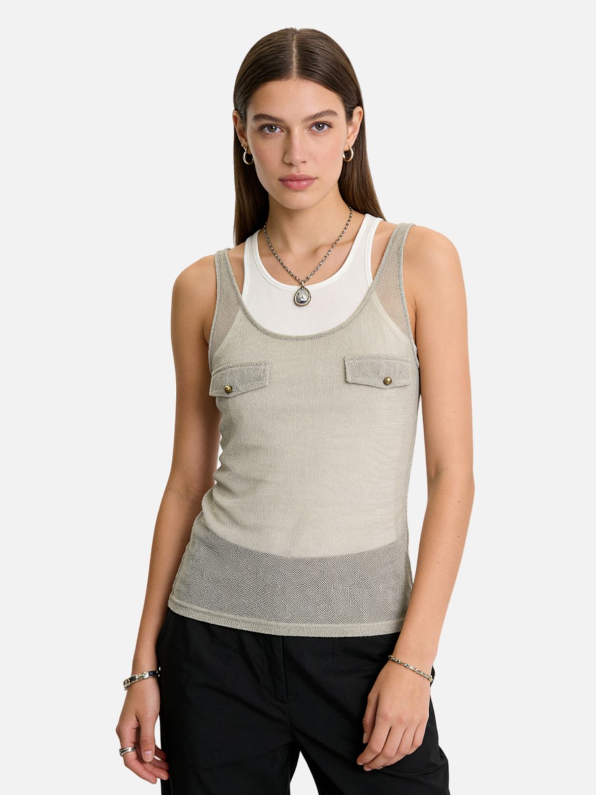 Haaura Layered Tank Top