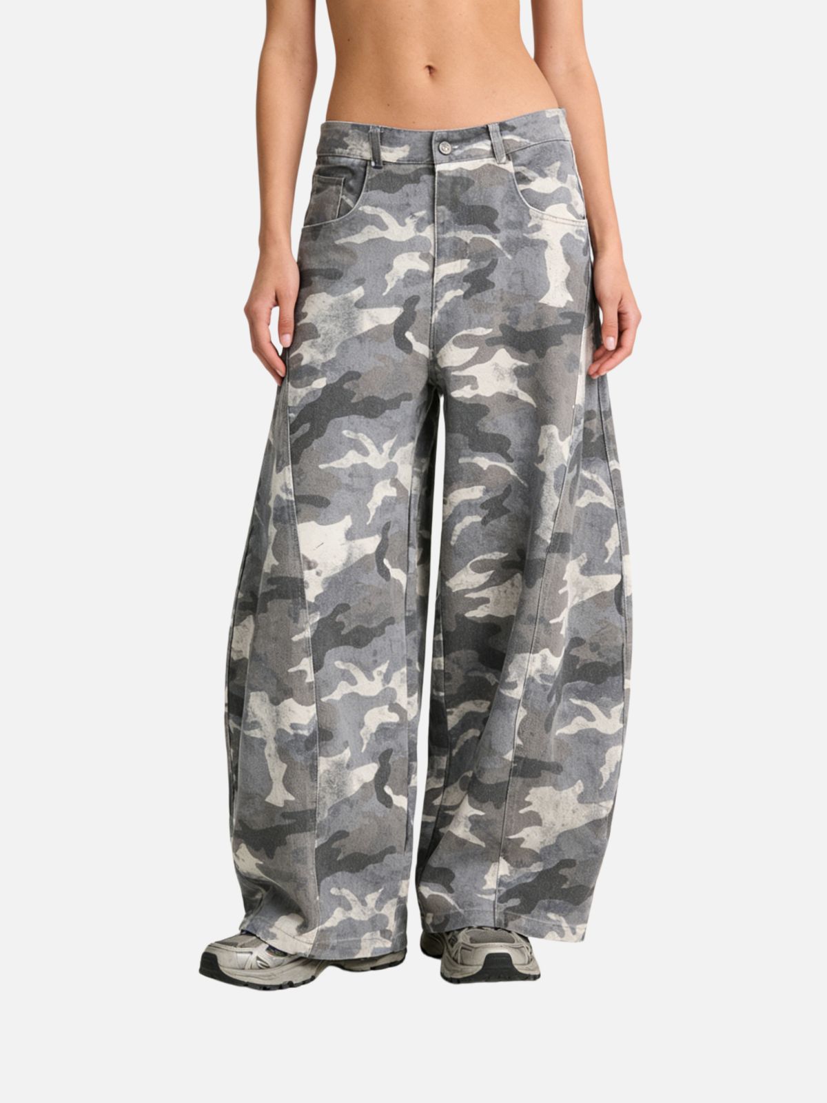 Haaura Camo Super Baaggy Barrel Pants