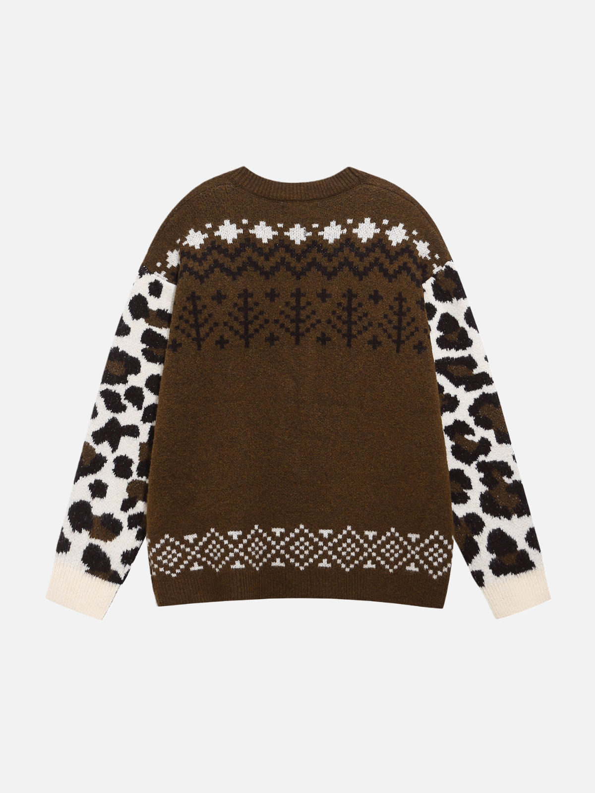 Haaura Scarf Kitten Fair Isle Cardigan