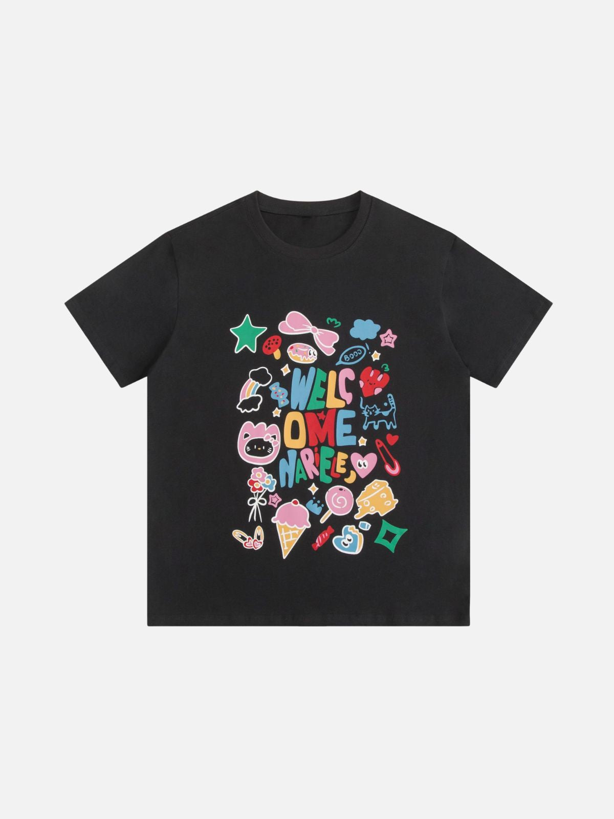 Haaura Colorful Graphic Tee
