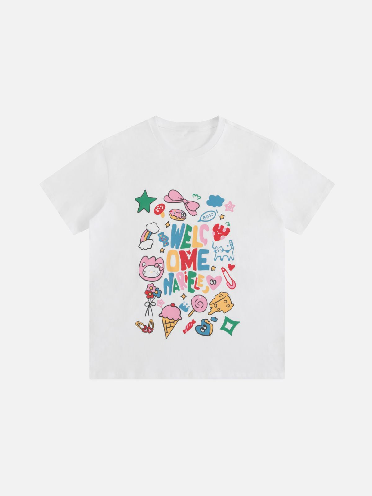 Haaura Colorful Graphic Tee
