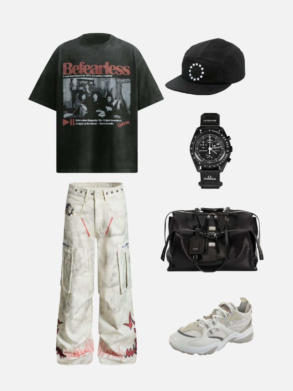 Haaura Queen Band Tribute Graphic Tee