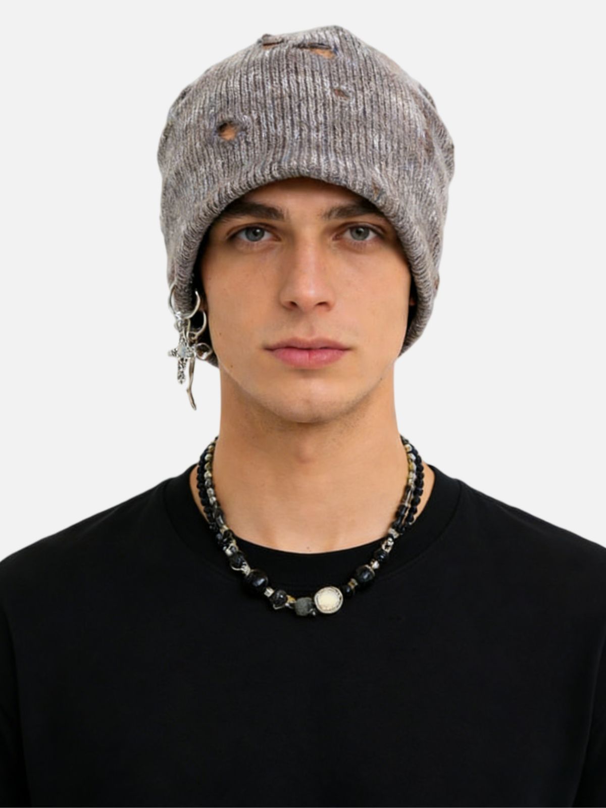 Haaura Cross Pendant Beanie