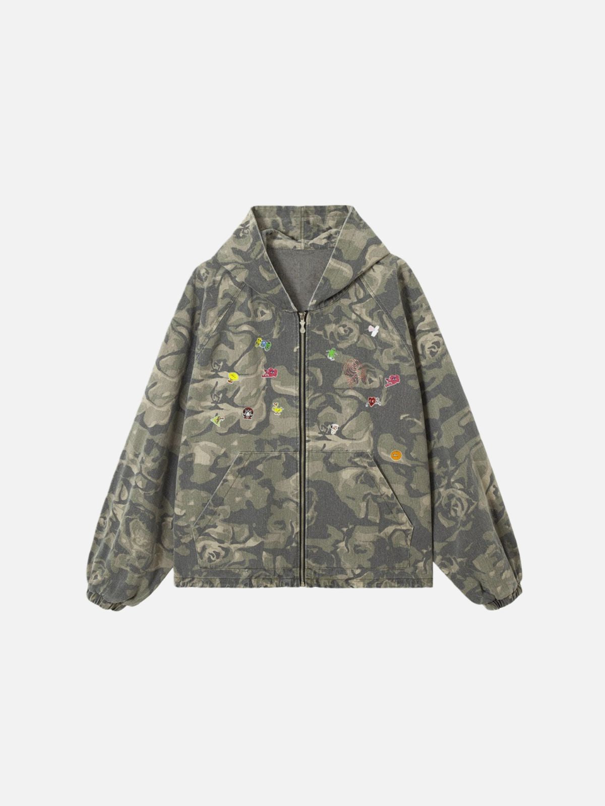 Haaura Camo Patch Kapuzenjacke 
