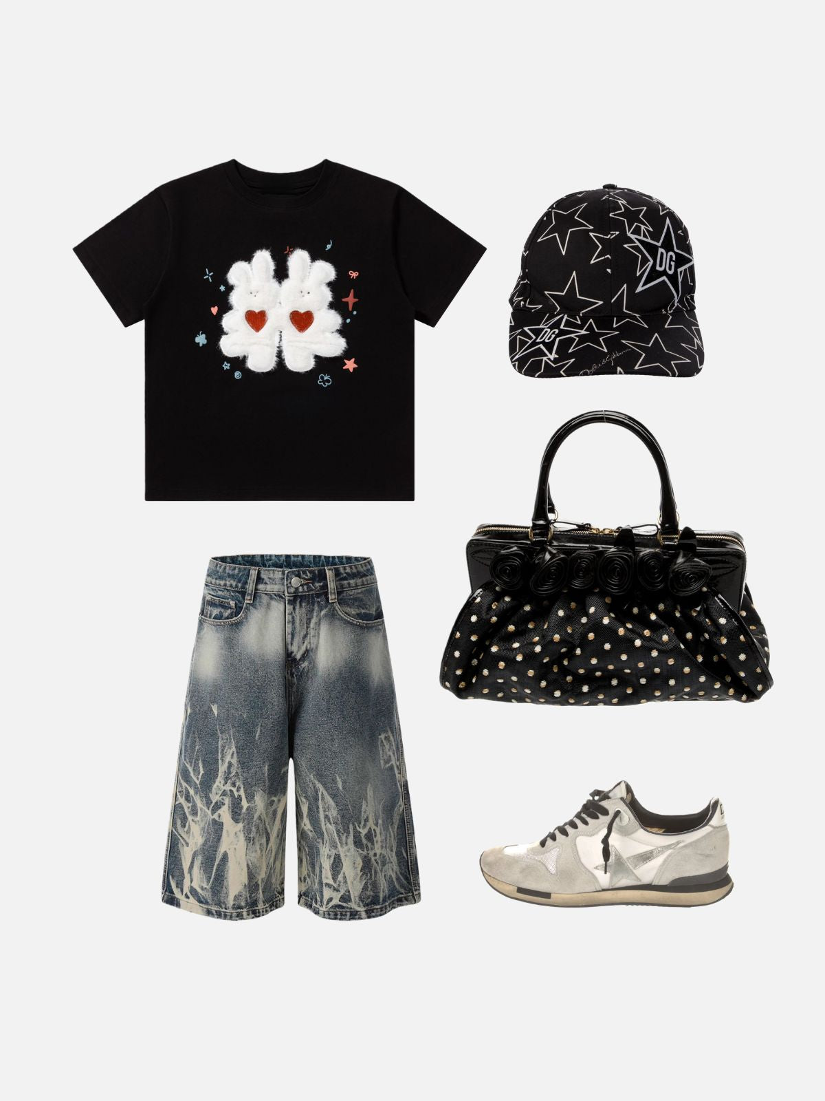 Haaura Fuzzy Bunny Tee