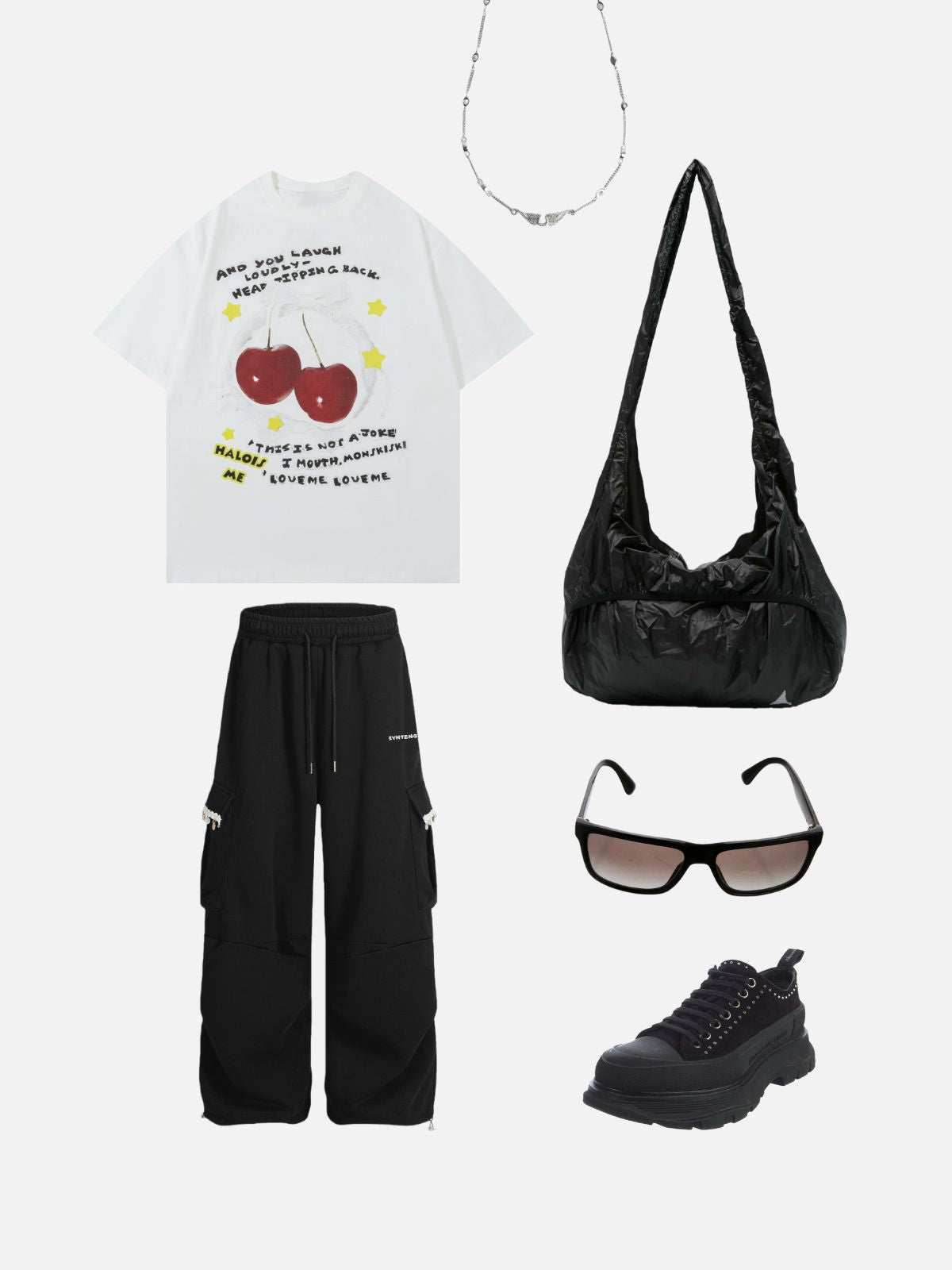 HAAURA Cherry Blossom Lace Tee