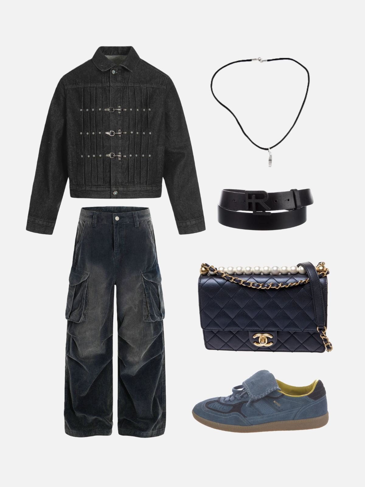Haaura Corduroy Baggy Pants