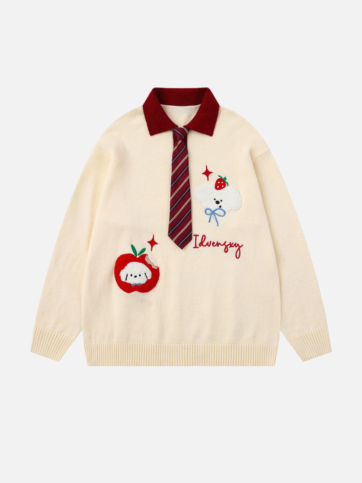 Haaura Apple Puppy Polo Sweater