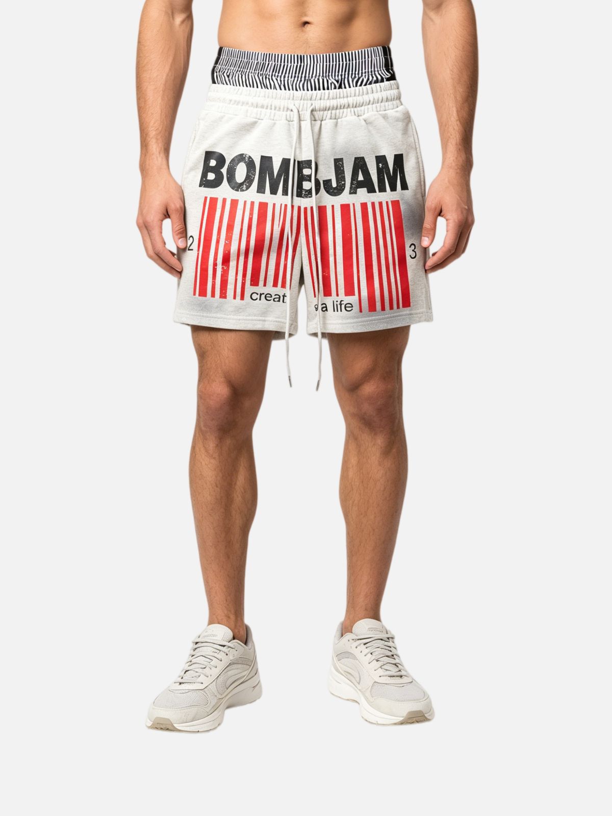 Haaura Bomb Jam Graphic Jorts