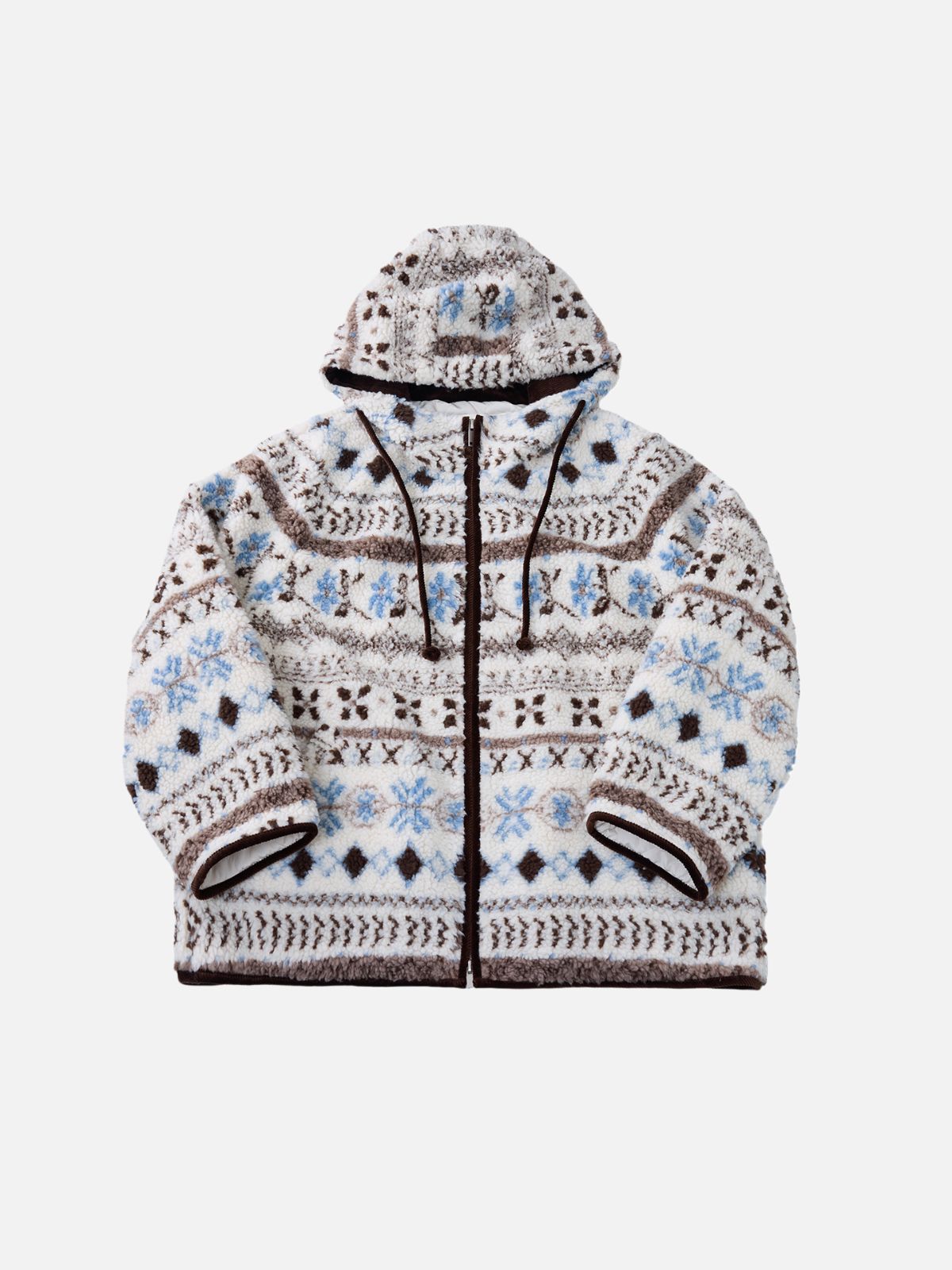 Haaura Snowflake Fleece-Kapuzenjacke
