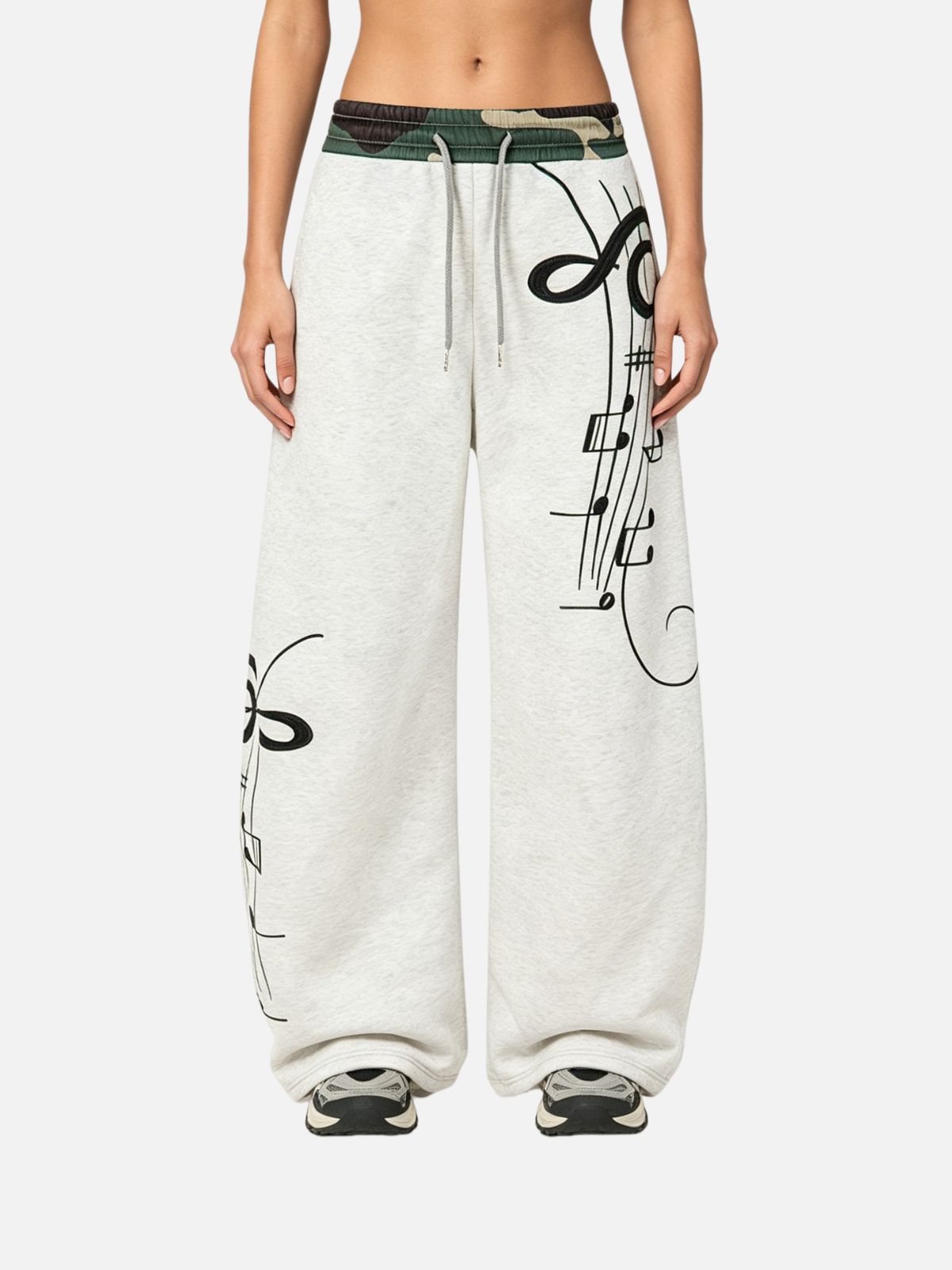 Haaura CAMO Waist Baggy Barrel Sweatpants