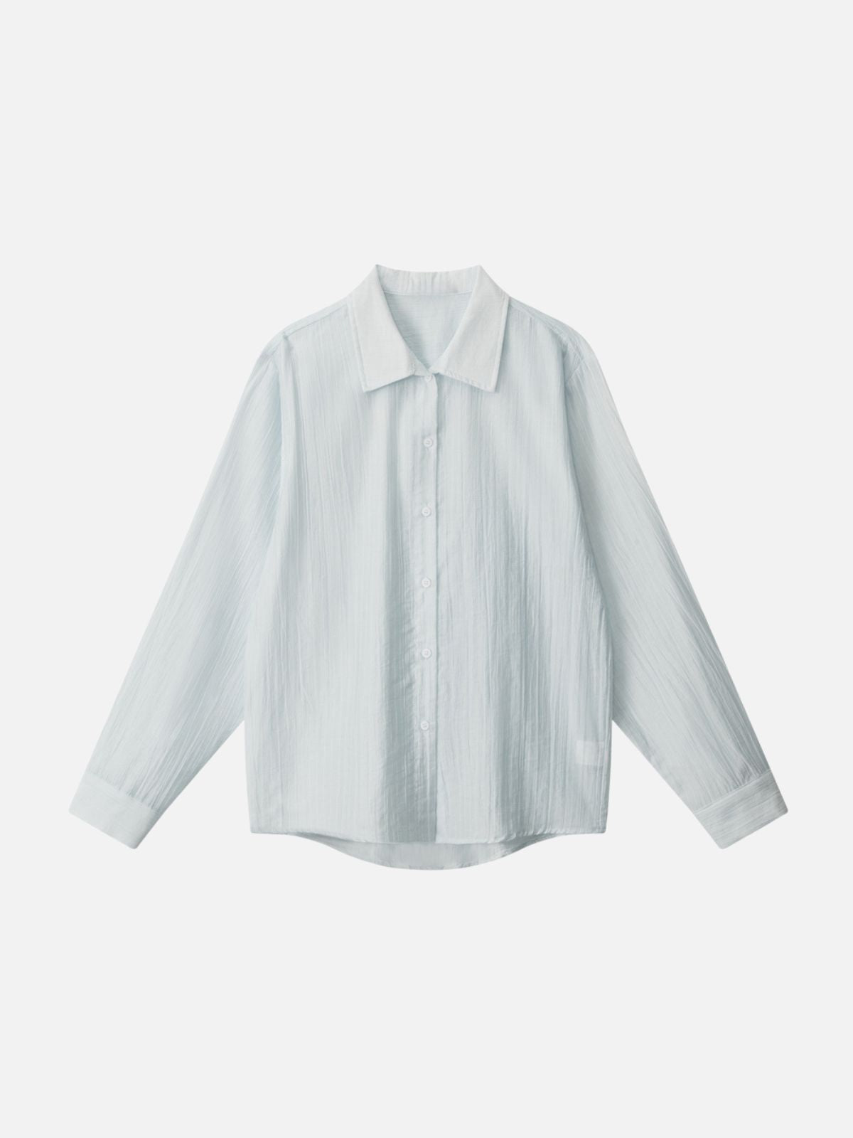 Haaura Crinkle Button-Down Collar Shirt