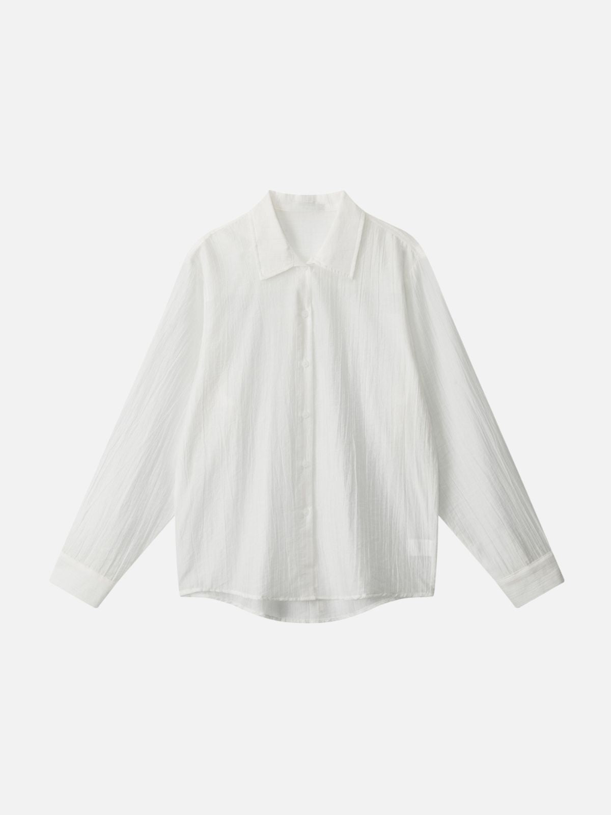 Haaura Crinkle Button-Down Collar Shirt