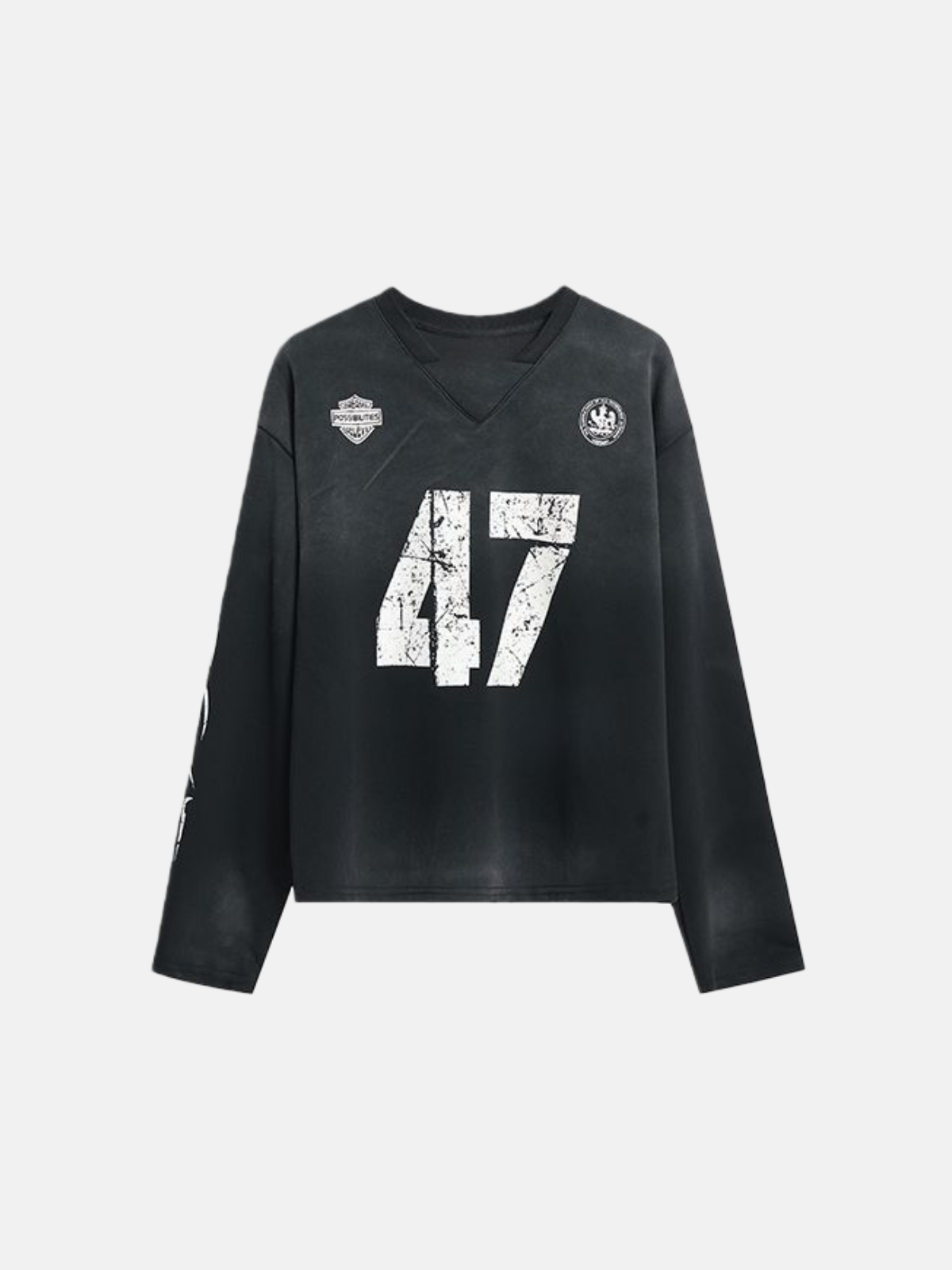 Haaura 47 Vintage Badge Long Sleeve Shirt