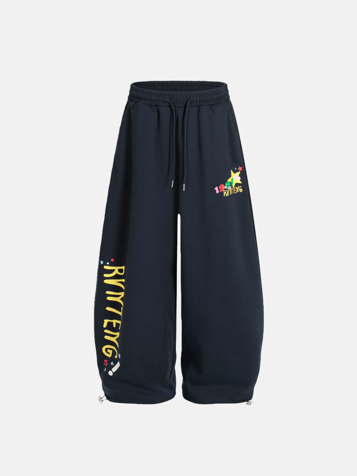 Haaura Star Drawstring Wide-Leg Pants