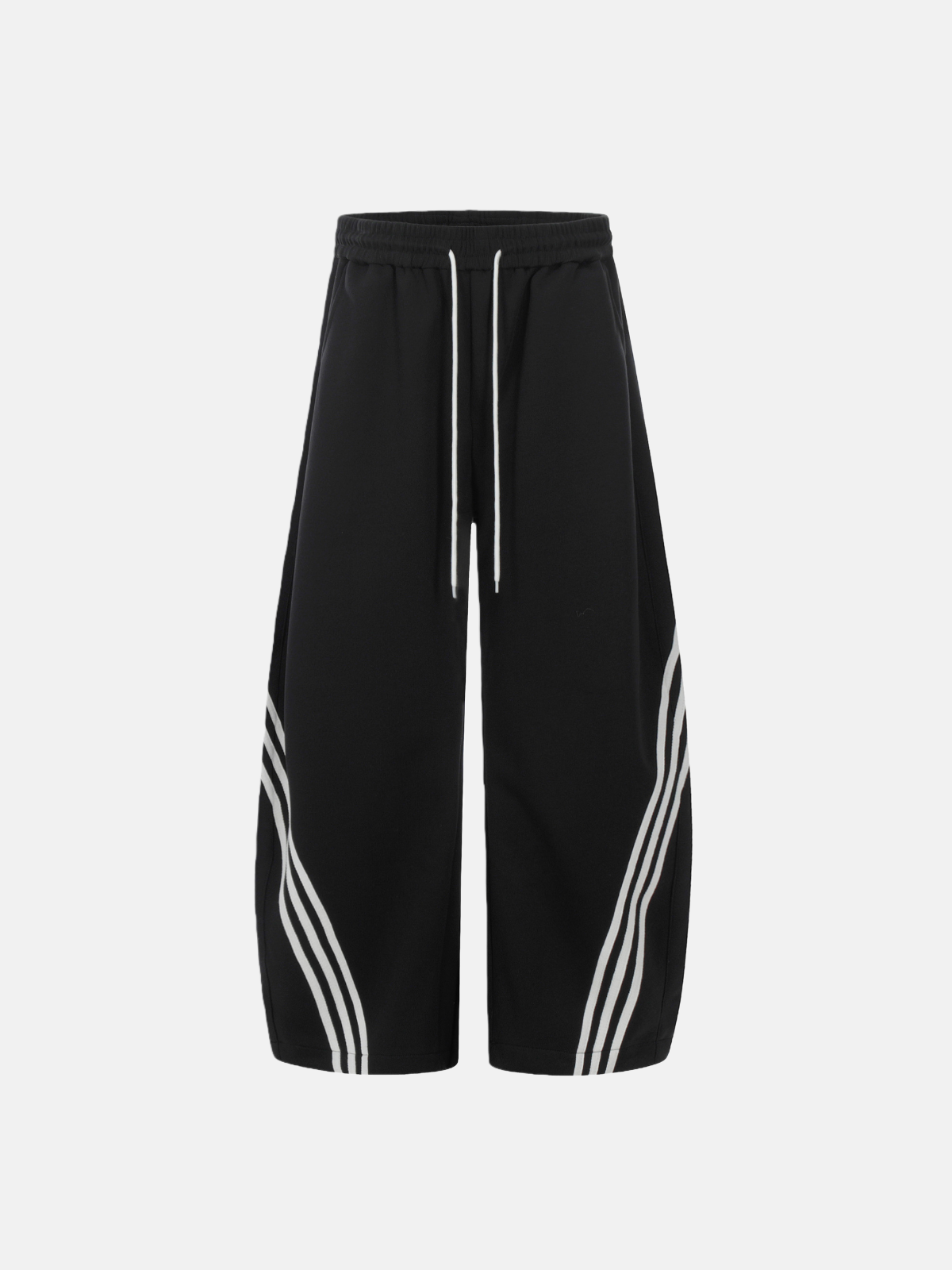 Haaura Stripe Wide-Leg Jogger Pants