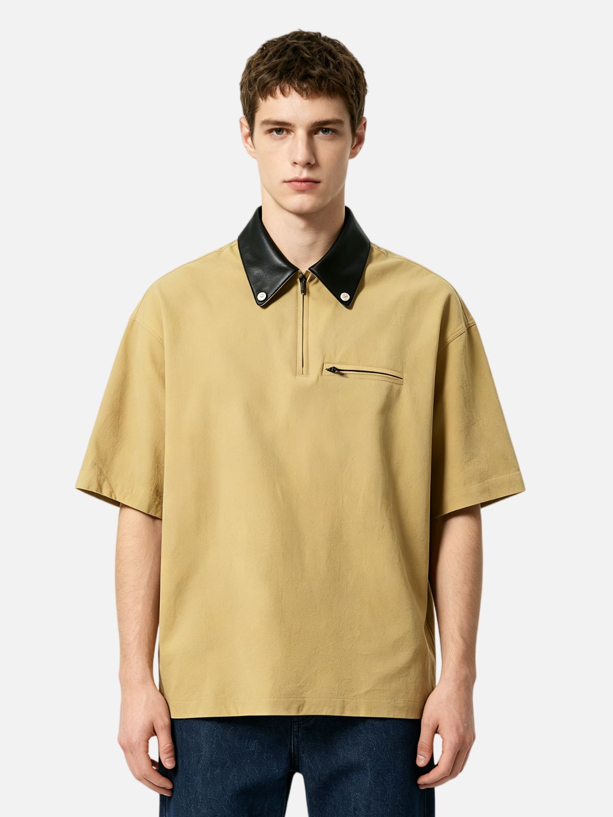 Haaura Vintage Zip Up Shirt