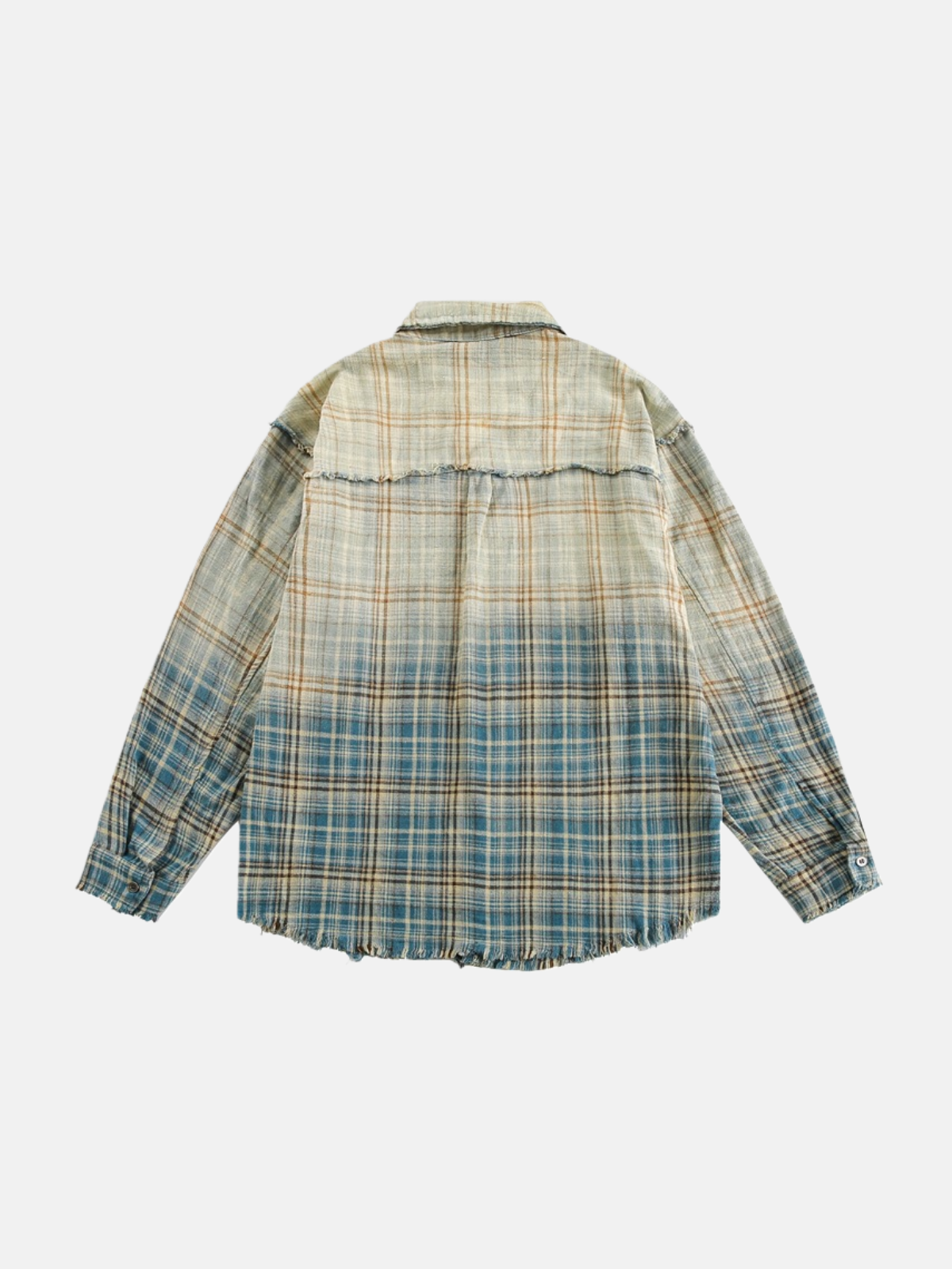 Haaura Gradient Plaid Work Shirt