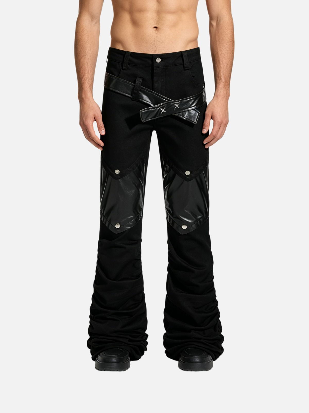 Haaura Star Belt Bootcut Pants