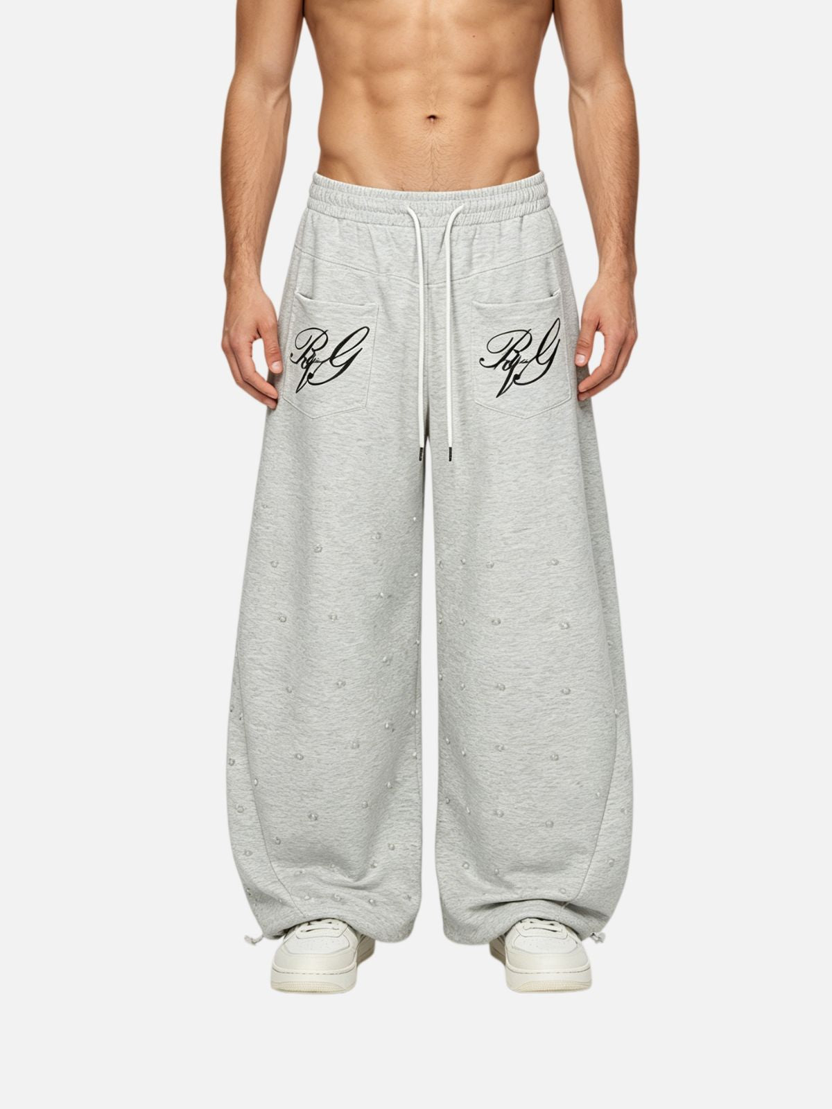 Haaura Pearl Baggy Barrel Sweatpants