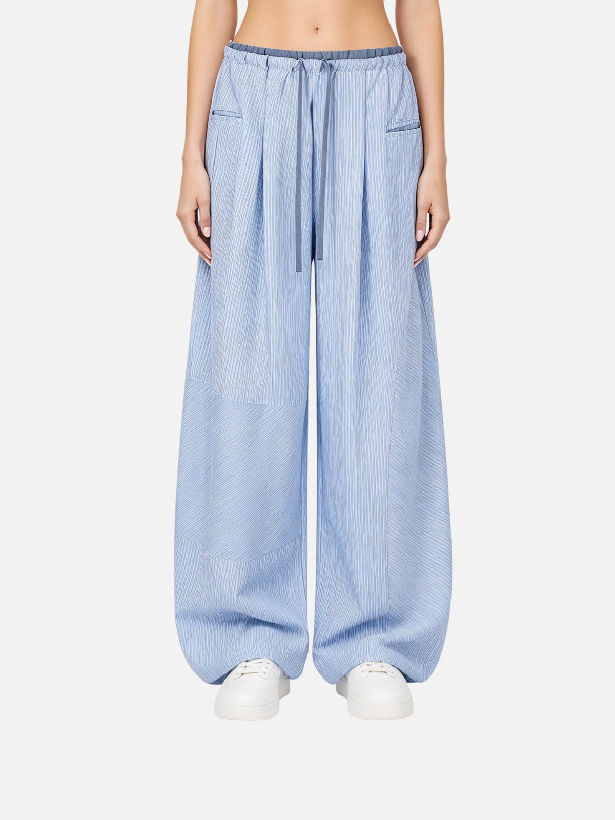 Haaura Striped Drawstring Sweatpants