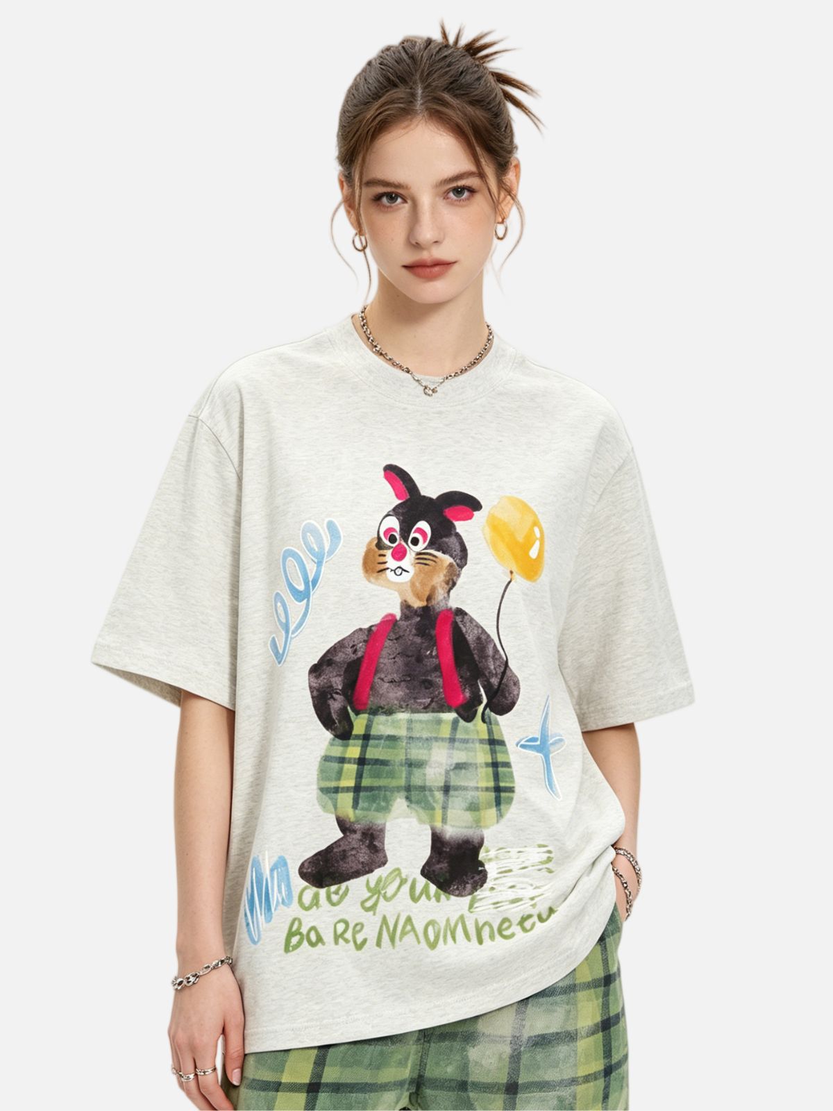 Haaura Cartoon Rabbit Tee