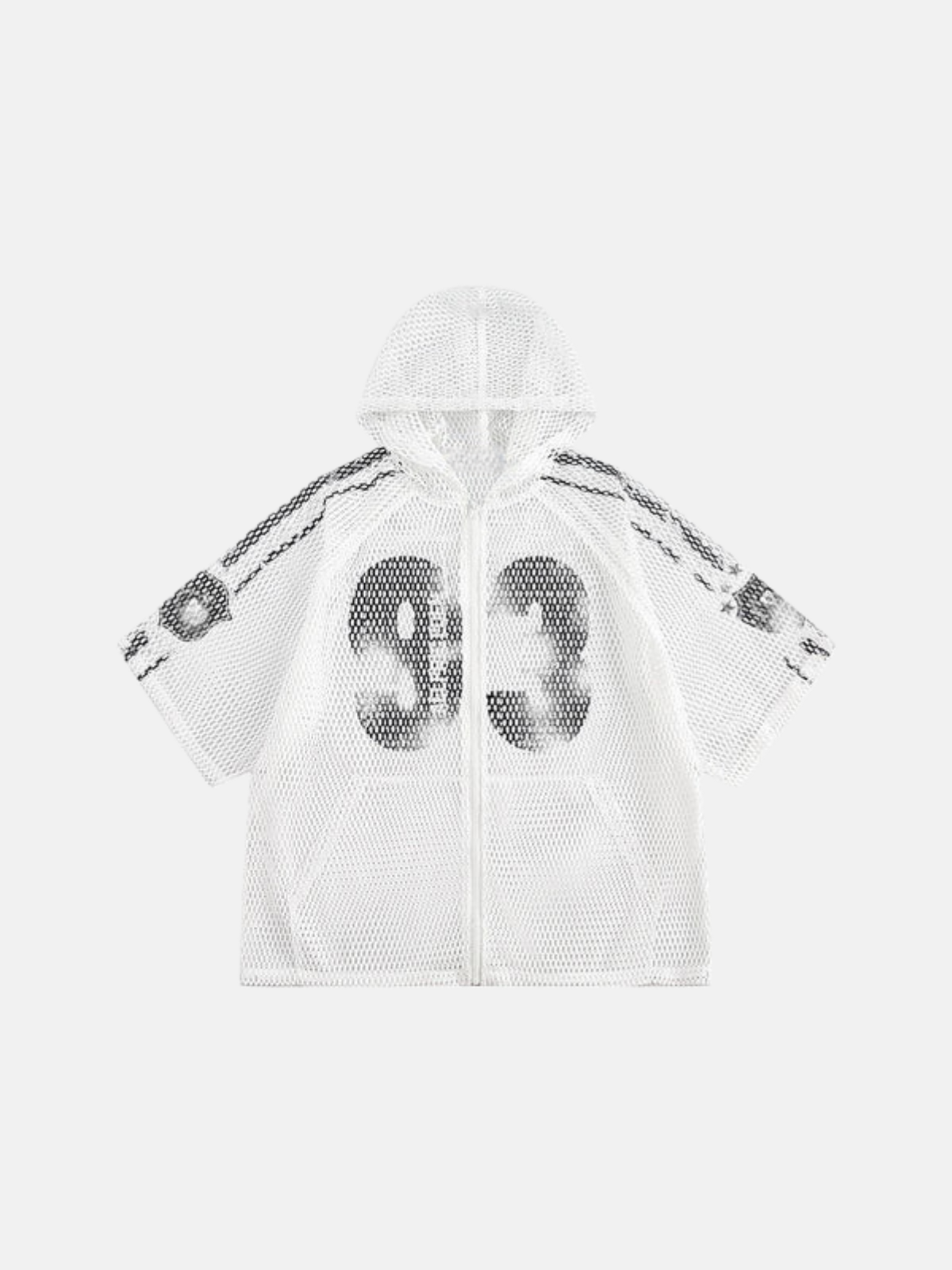 Haaura 83 Mesh Zip Up Hooded Tee