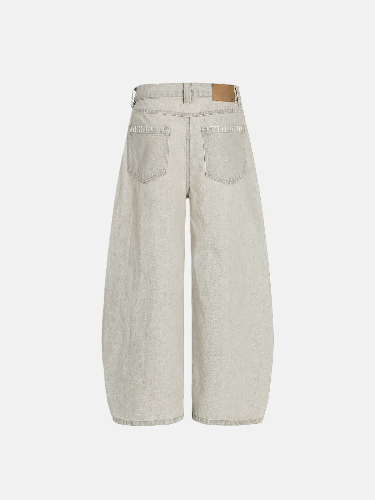 Haaura High-Waist Flared Structural Seam Jeans