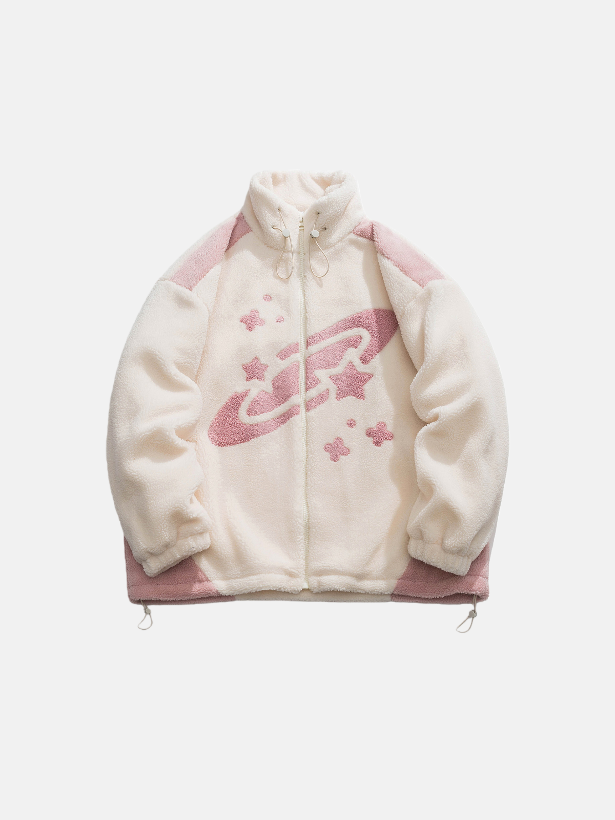 Haaura Star Graphic Sherpa Coat